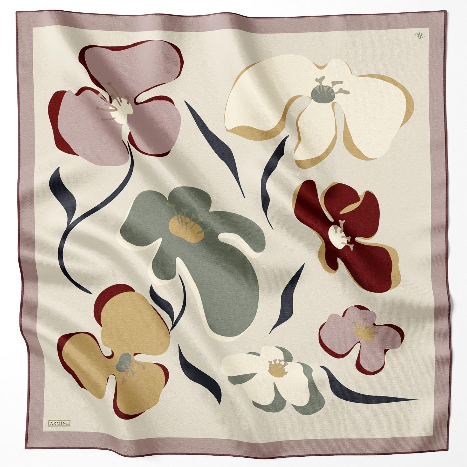 Armine İpek Eşarp 2025 İlkbahar-Yaz - 9317D-02 - Sura