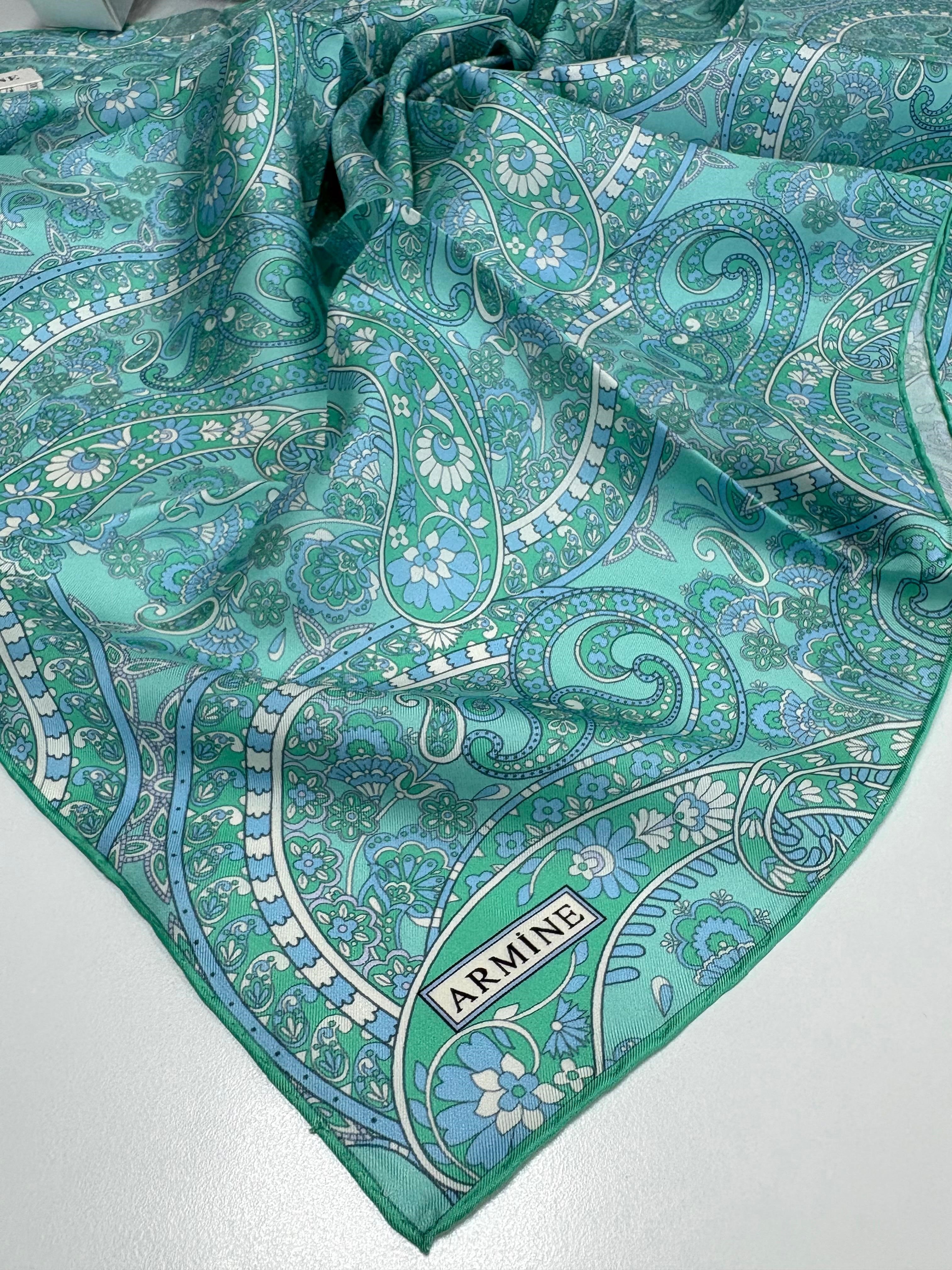 Armine Silk Scarf 2025 Spring-Summer - 9304D-20 - Twill