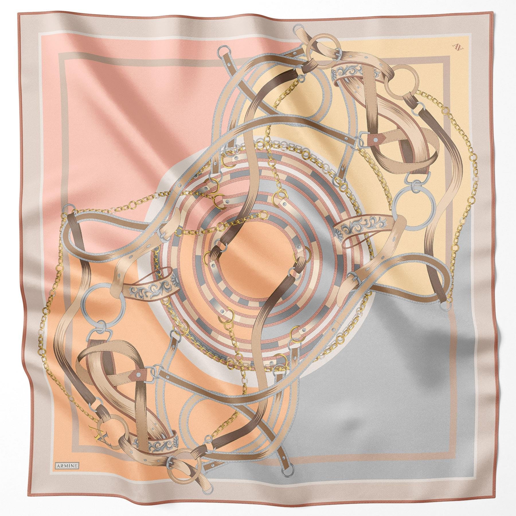 Armine İpek Eşarp 2025 İlkbahar-Yaz - 9315D-80 - Sura