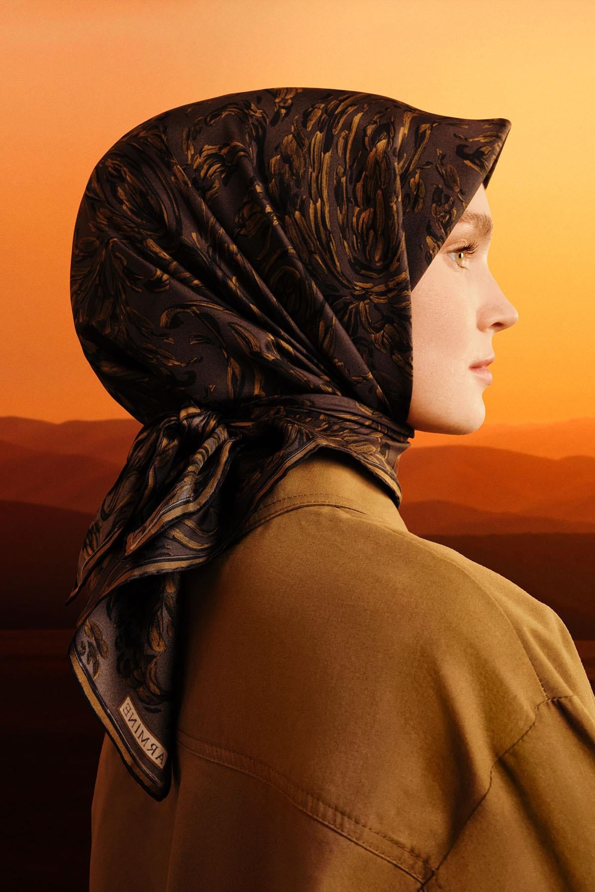 Armine İpek Eşarp 2025/2026 Sonbahar Kış - 9431D-83 - Tivil