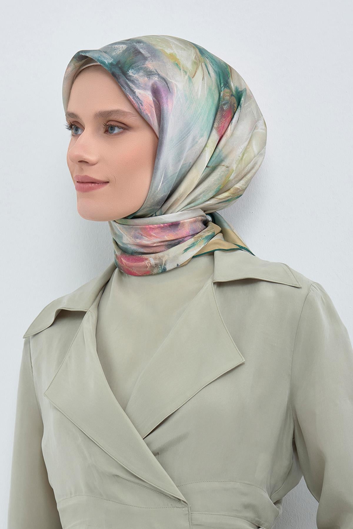 Armine İpek Eşarp 2026 İlkbahar-Yaz - 9515D-02 - Tivil
