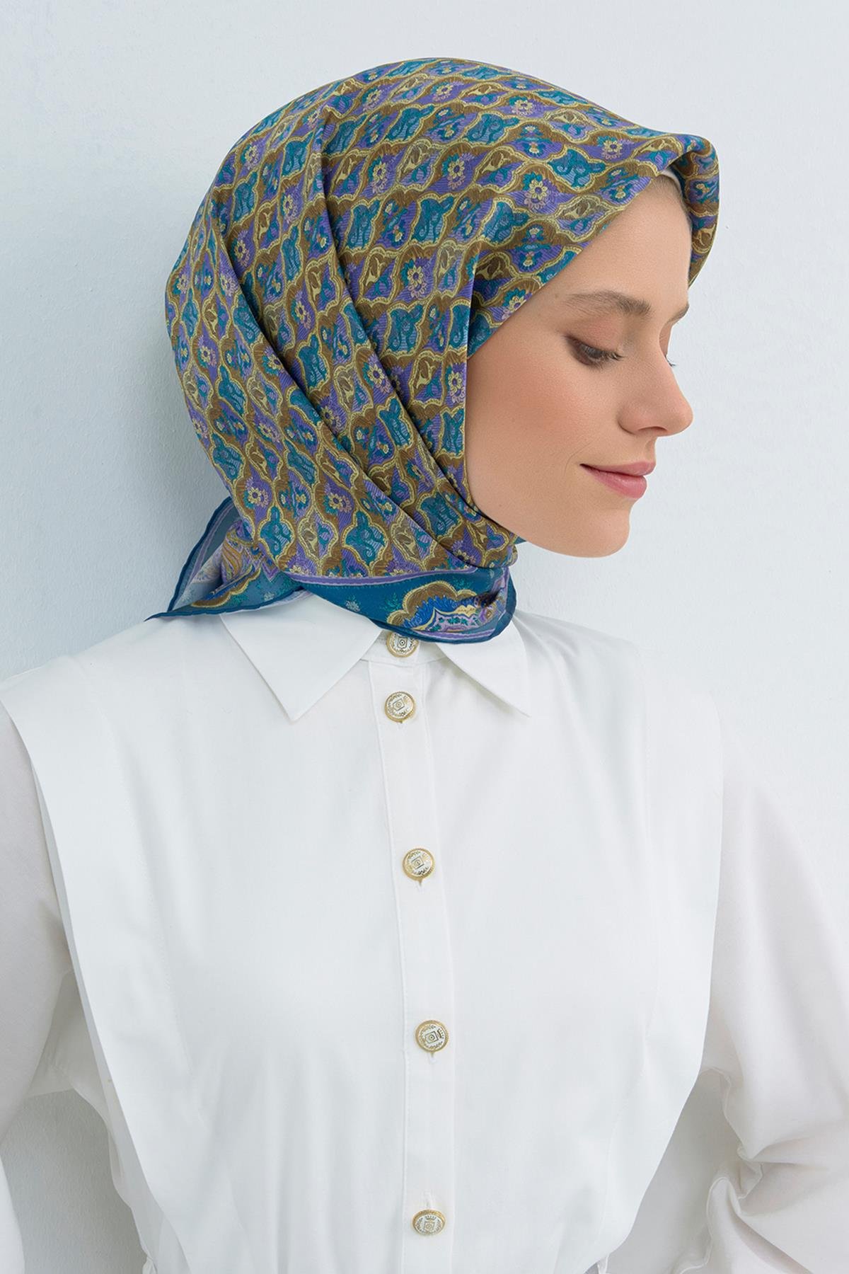 Armine İpek Eşarp 2026 İlkbahar-Yaz - 9518D-80 - Tivil