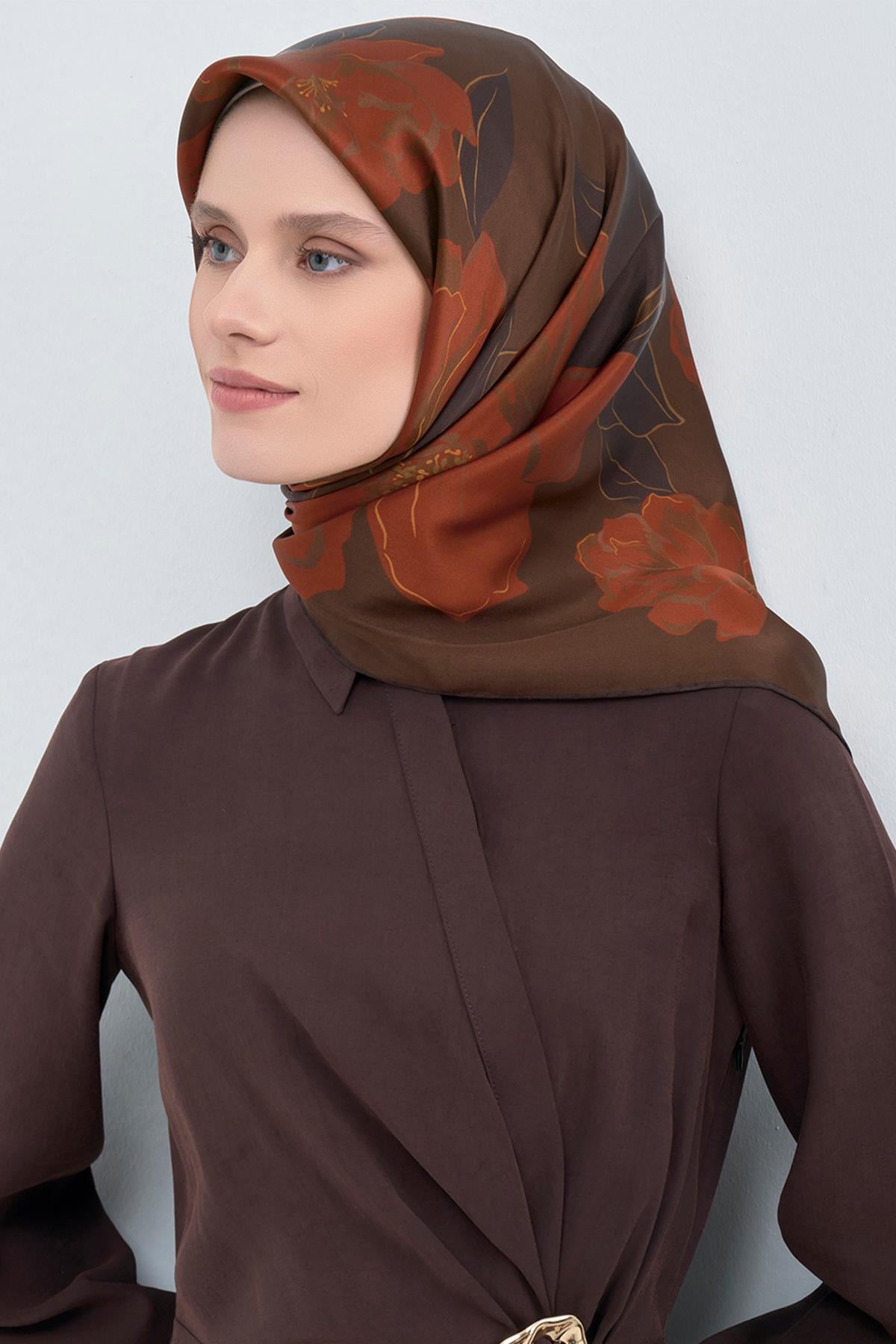 Armine İpek Eşarp 2026 İlkbahar-Yaz - 9509D-57 - Tivil