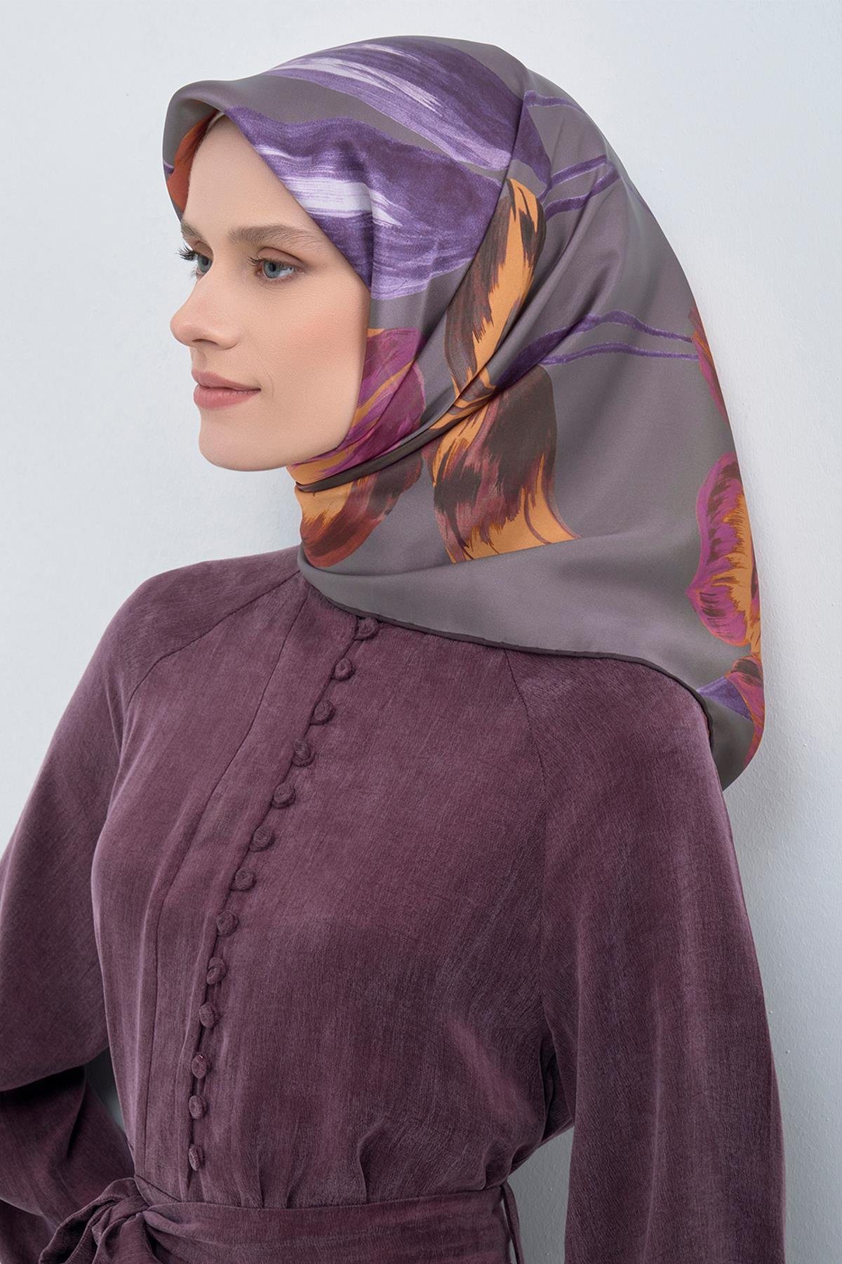 Armine İpek Eşarp 2026 İlkbahar-Yaz - 9506D-56 - Tivil