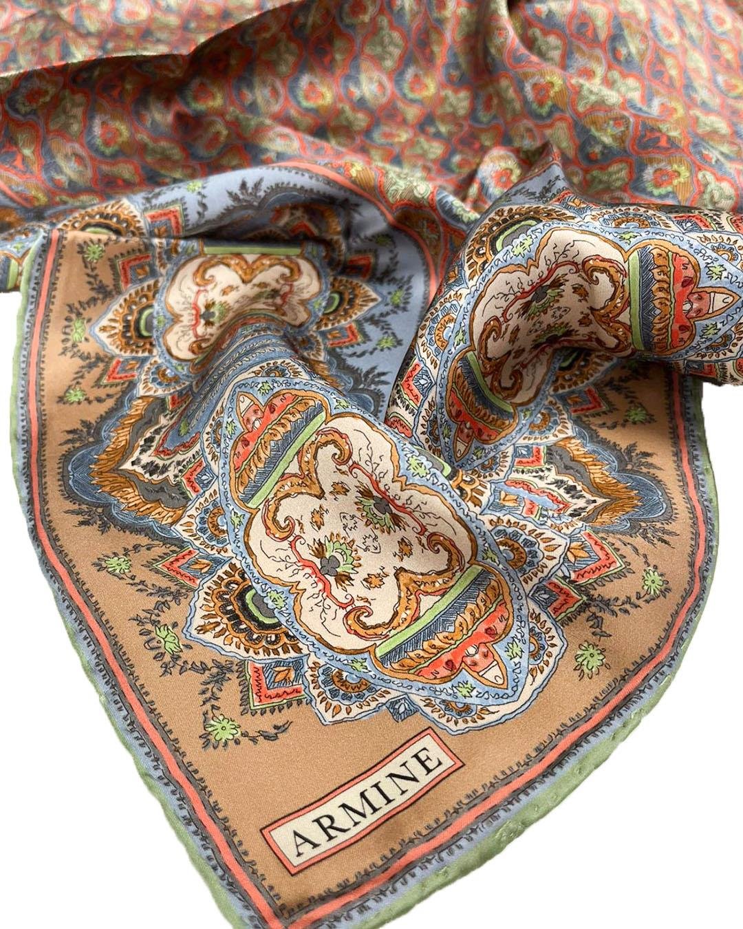 Armine İpek Eşarp 2026 İlkbahar-Yaz - 9518D-83 - Sultan Modeli - Sura