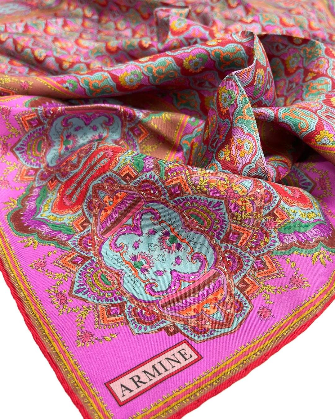 Armine İpek Eşarp 2026 İlkbahar-Yaz - 9518D-81 - Sultan Modeli - Sura