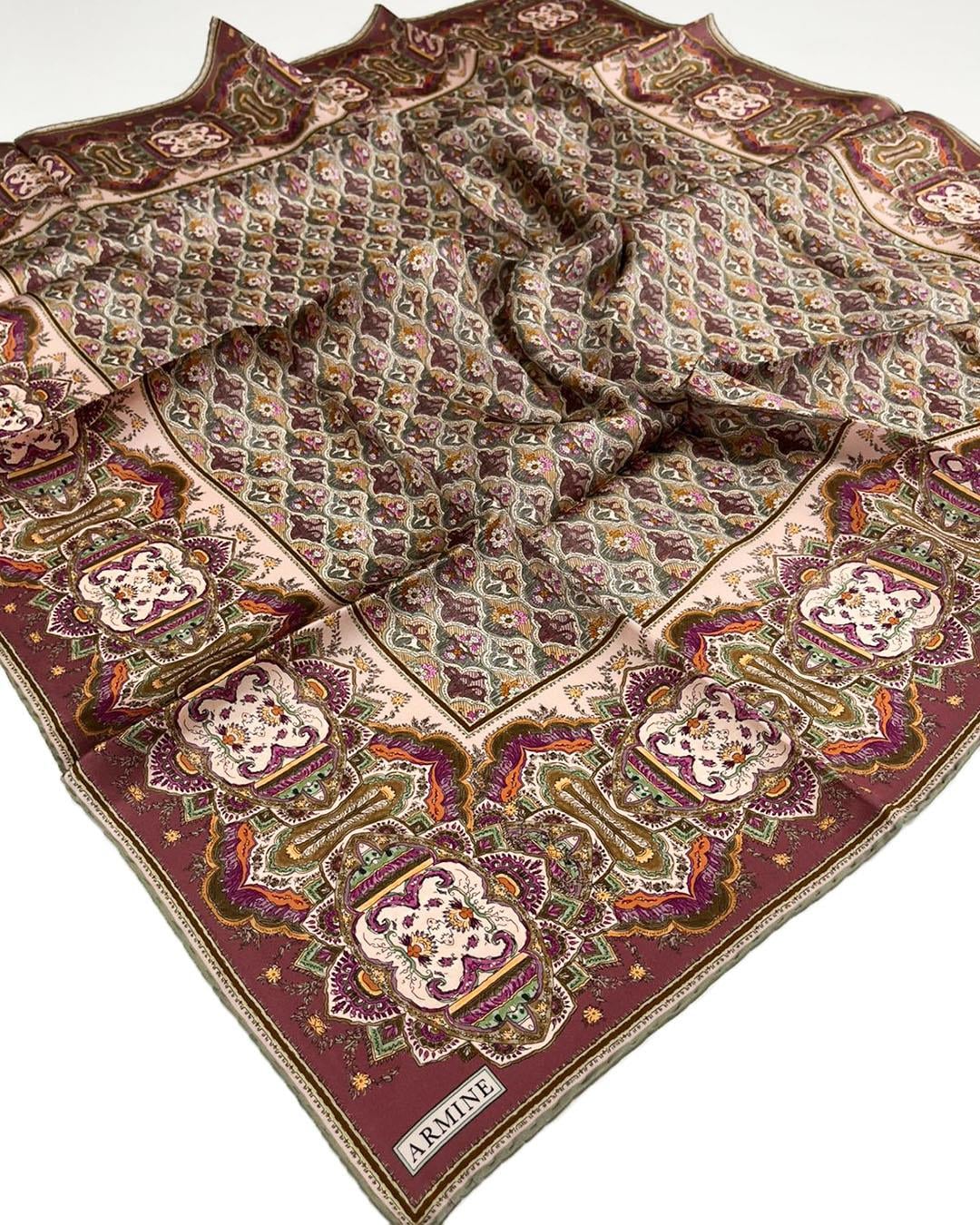 Armine İpek Eşarp 2026 İlkbahar-Yaz - 9518D-32 - Sultan Modeli - Tivil