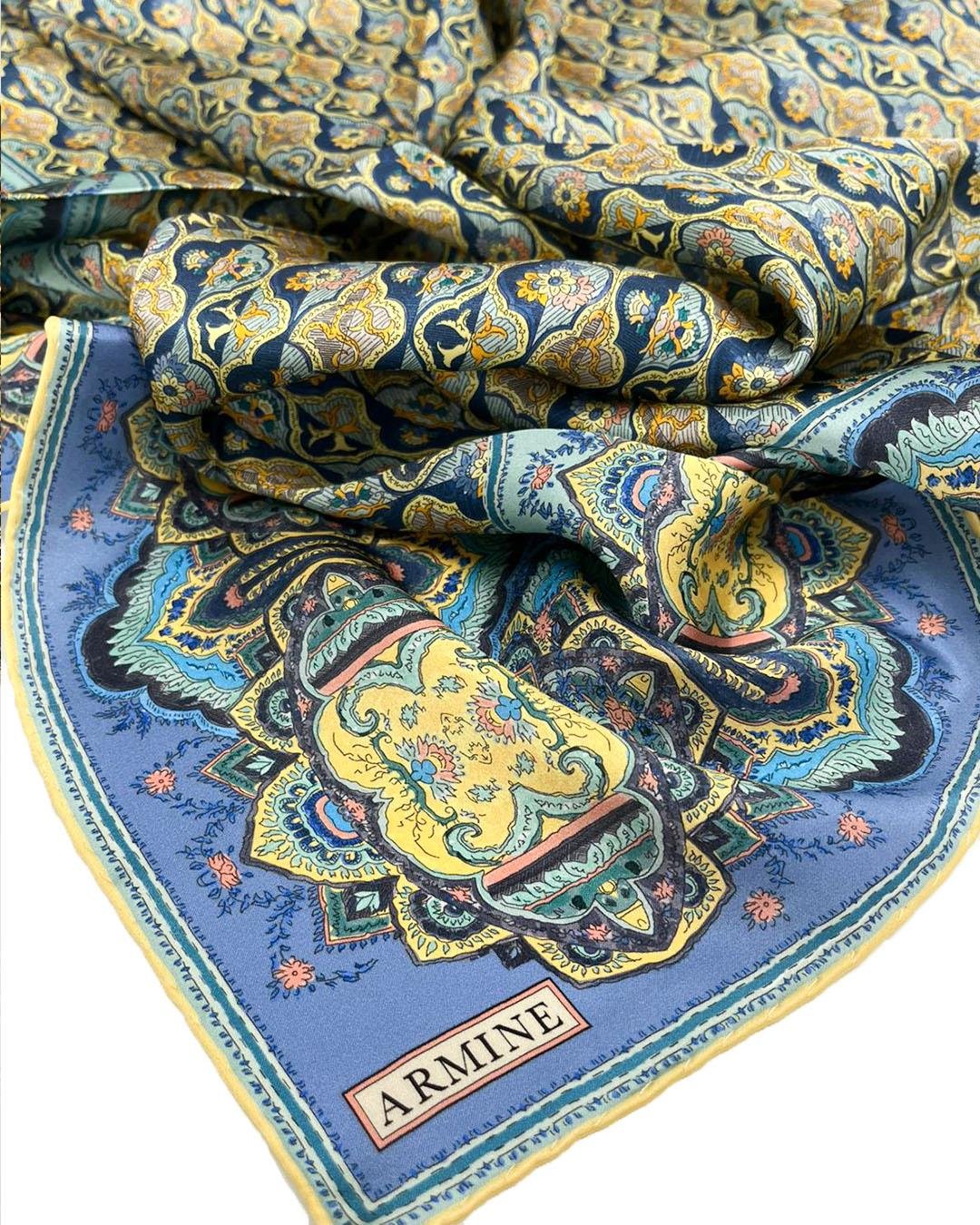 Armine İpek Eşarp 2026 İlkbahar-Yaz - 9518D-82 - Sultan Modeli - Tivil