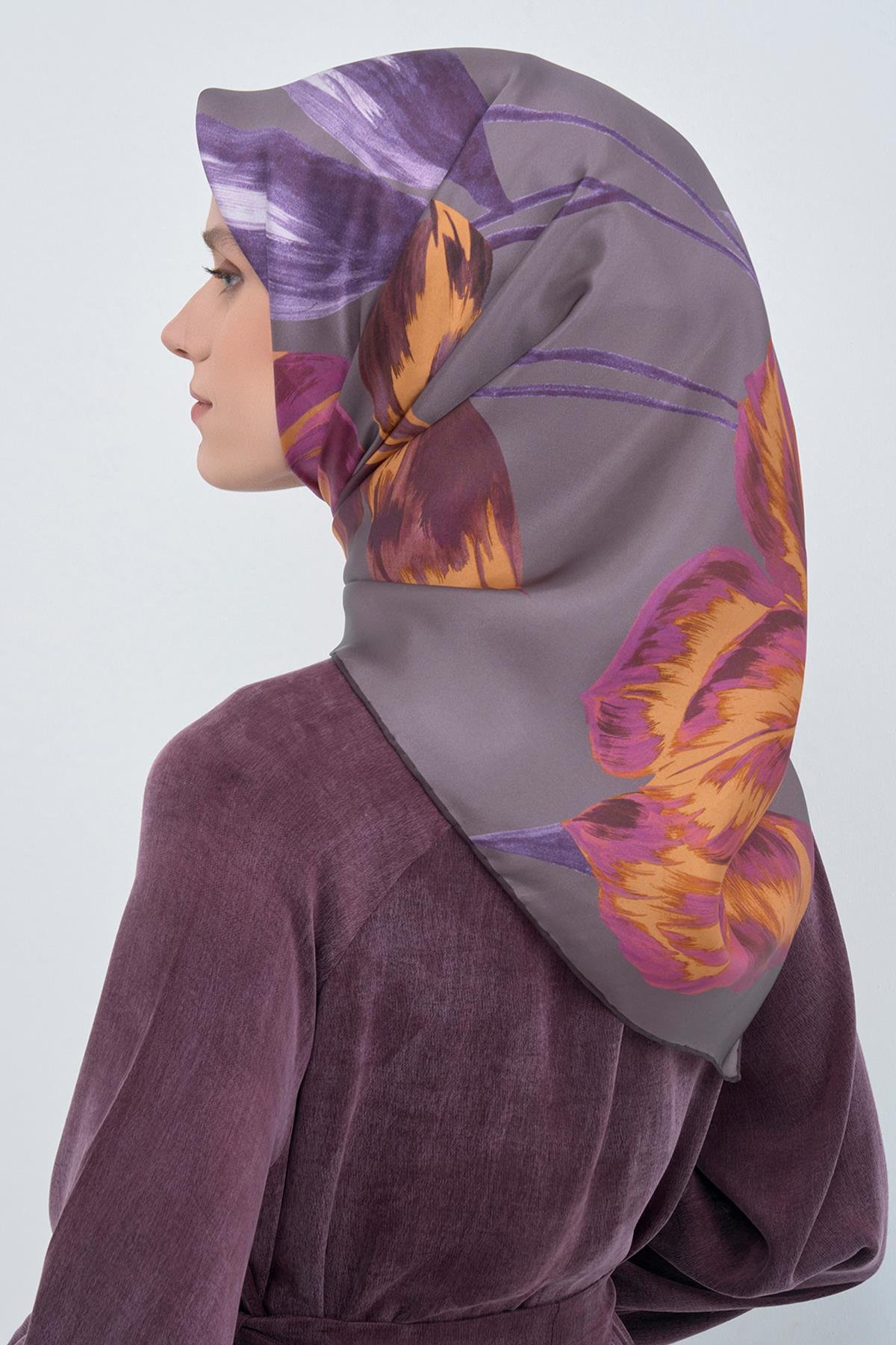 Armine İpek Eşarp 2026 İlkbahar-Yaz - 9506D-56 - Tivil