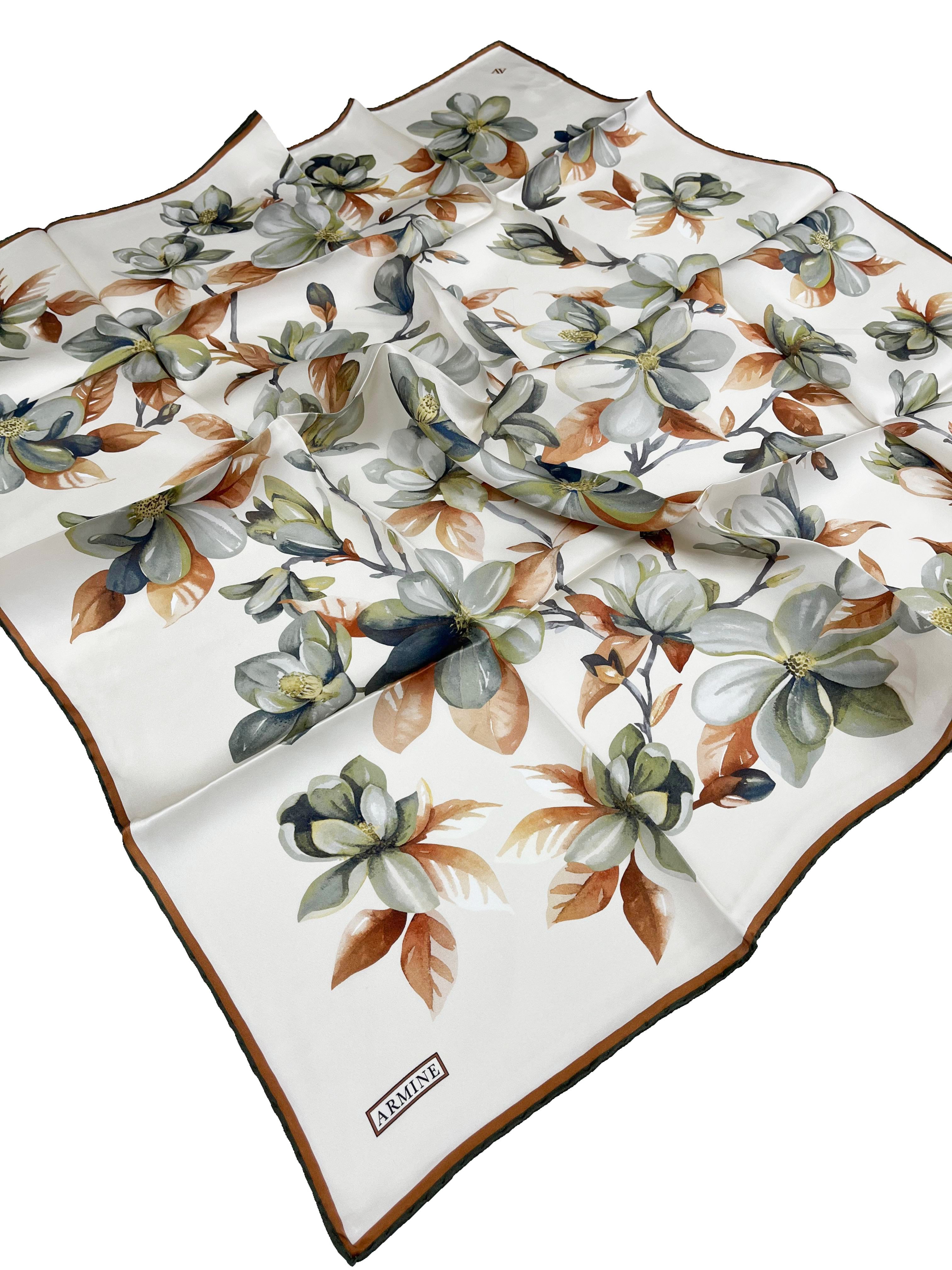 Armine Silk Scarf 2026 Spring-Summer - 9524D-84 - Twill