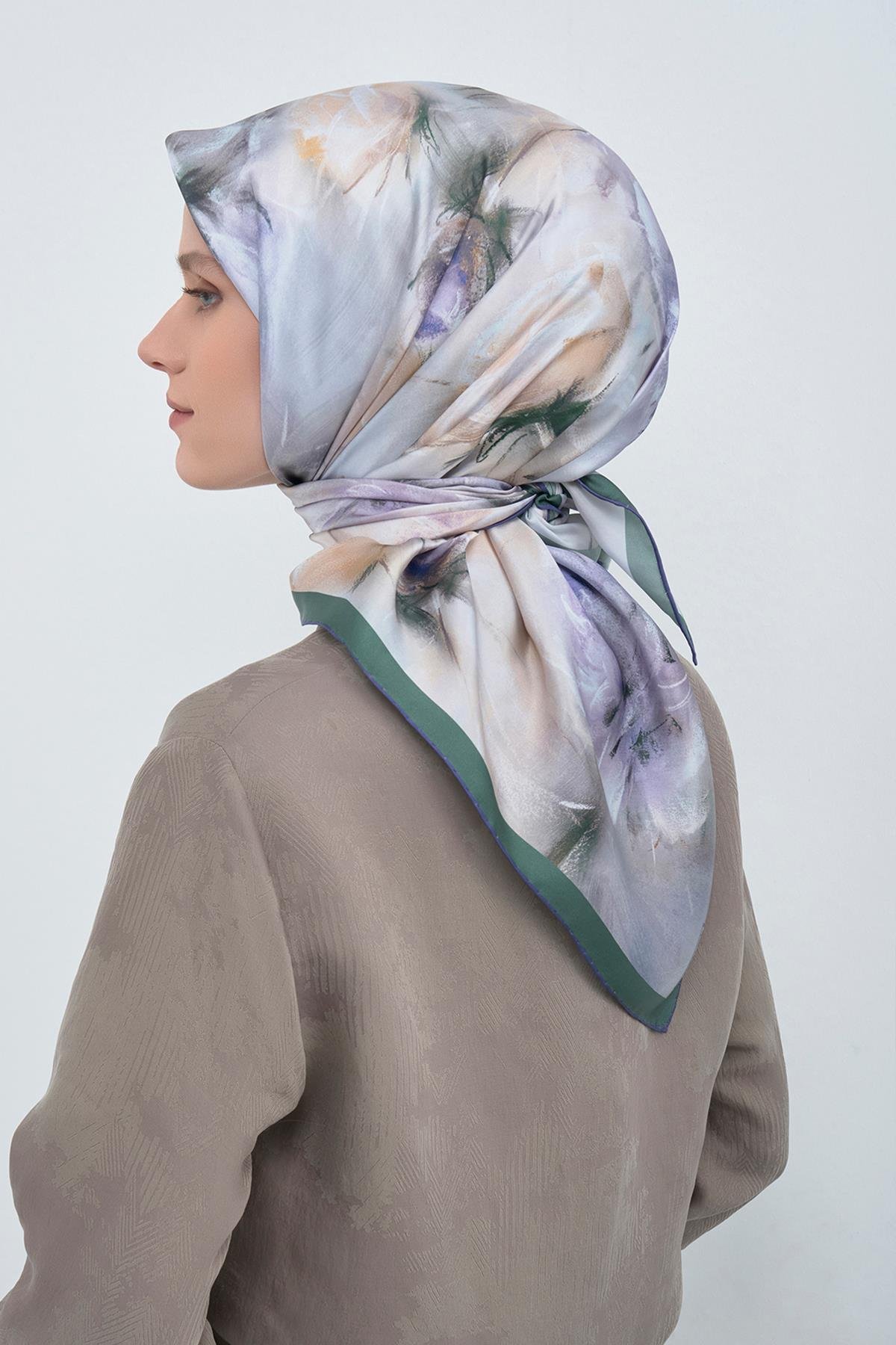 Armine İpek Eşarp 2026 İlkbahar-Yaz - 9515D-01 - Sura