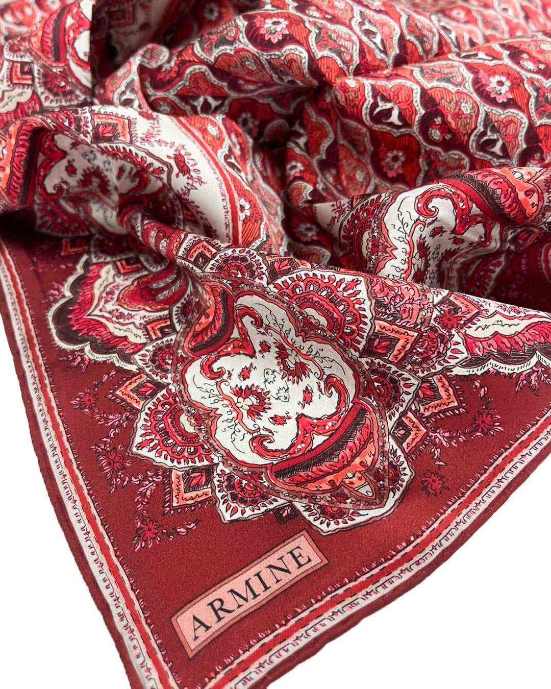 Armine İpek Eşarp 2026 İlkbahar-Yaz - 9518D-02 - Sultan Modeli - Tivil