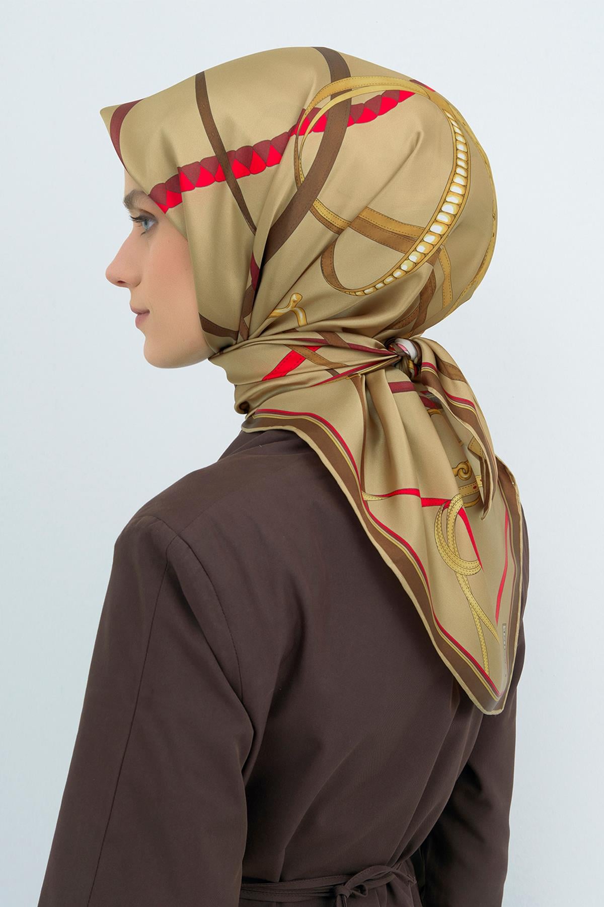 Armine İpek Eşarp 2026 İlkbahar-Yaz - 9517D-52 - Tivil