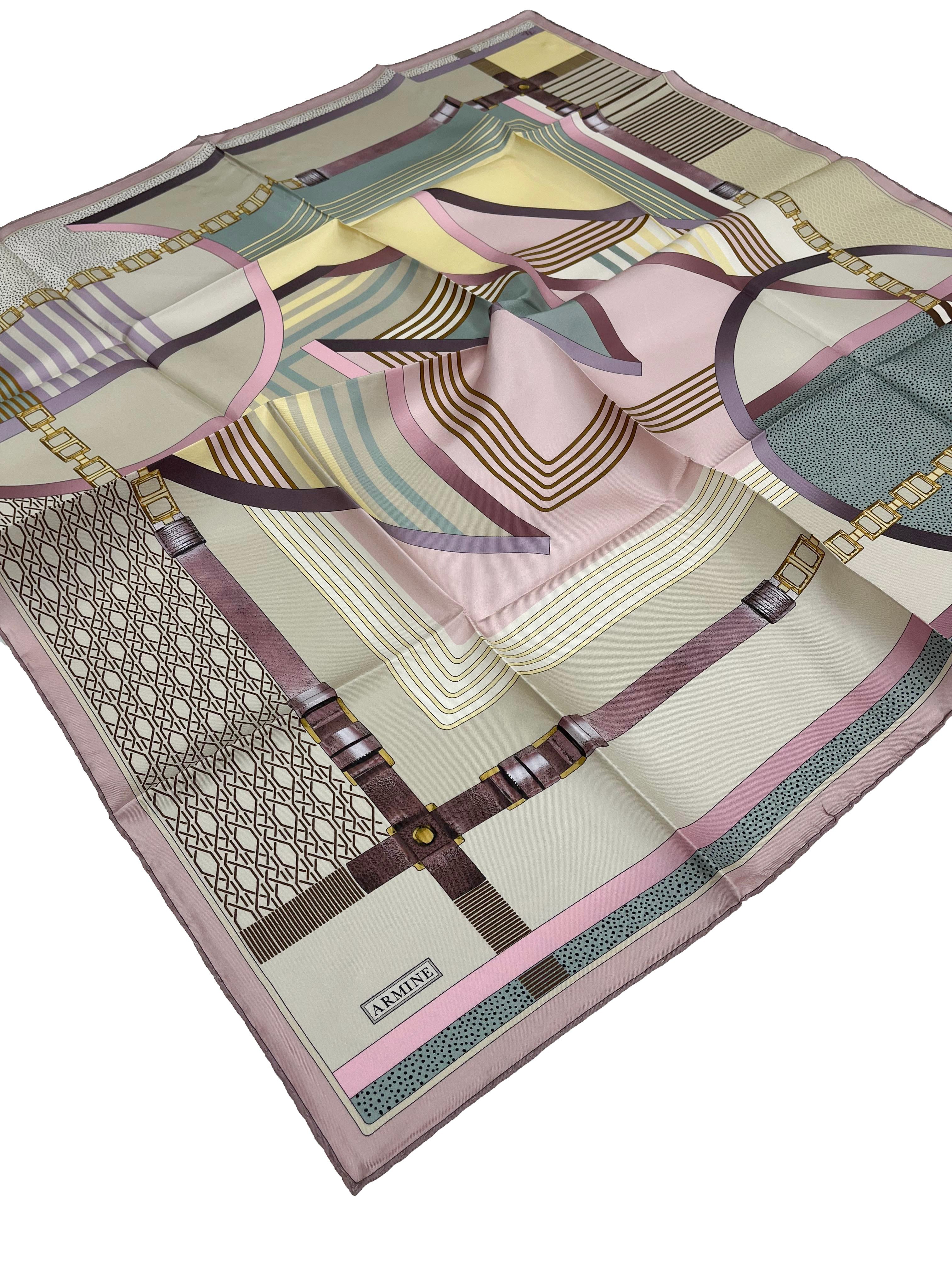 Armine Silk Scarf 2026 Spring-Summer - 9521D-02 - Twill