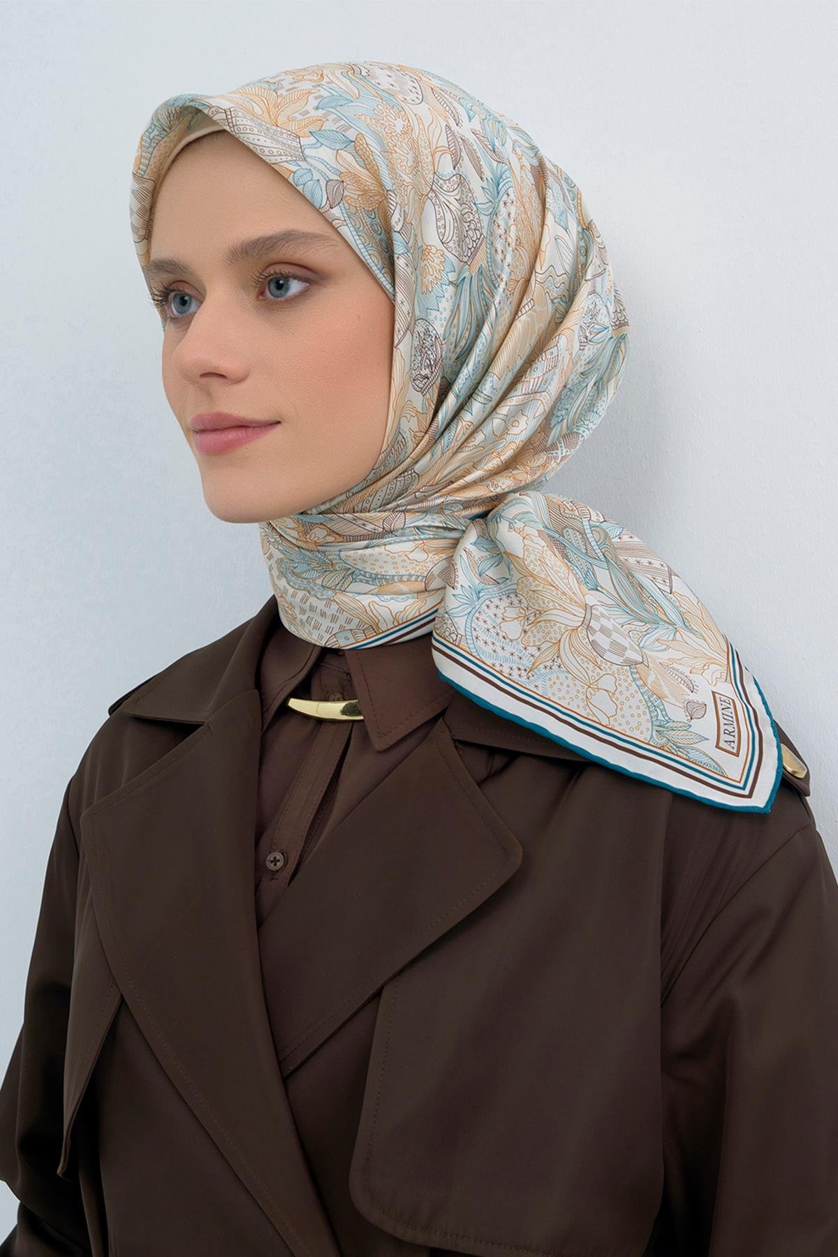 Armine İpek Eşarp 2026 İlkbahar-Yaz - 9508D-82 - Tivil