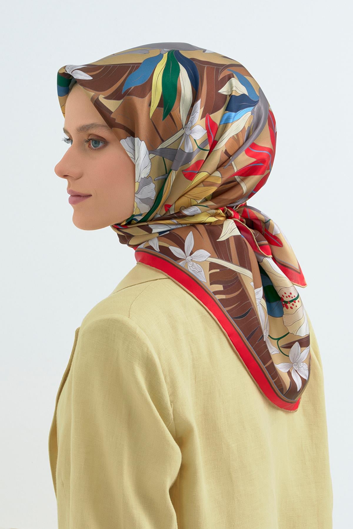 Armine İpek Eşarp 2026 İlkbahar-Yaz - 9500D-86 - Tivil