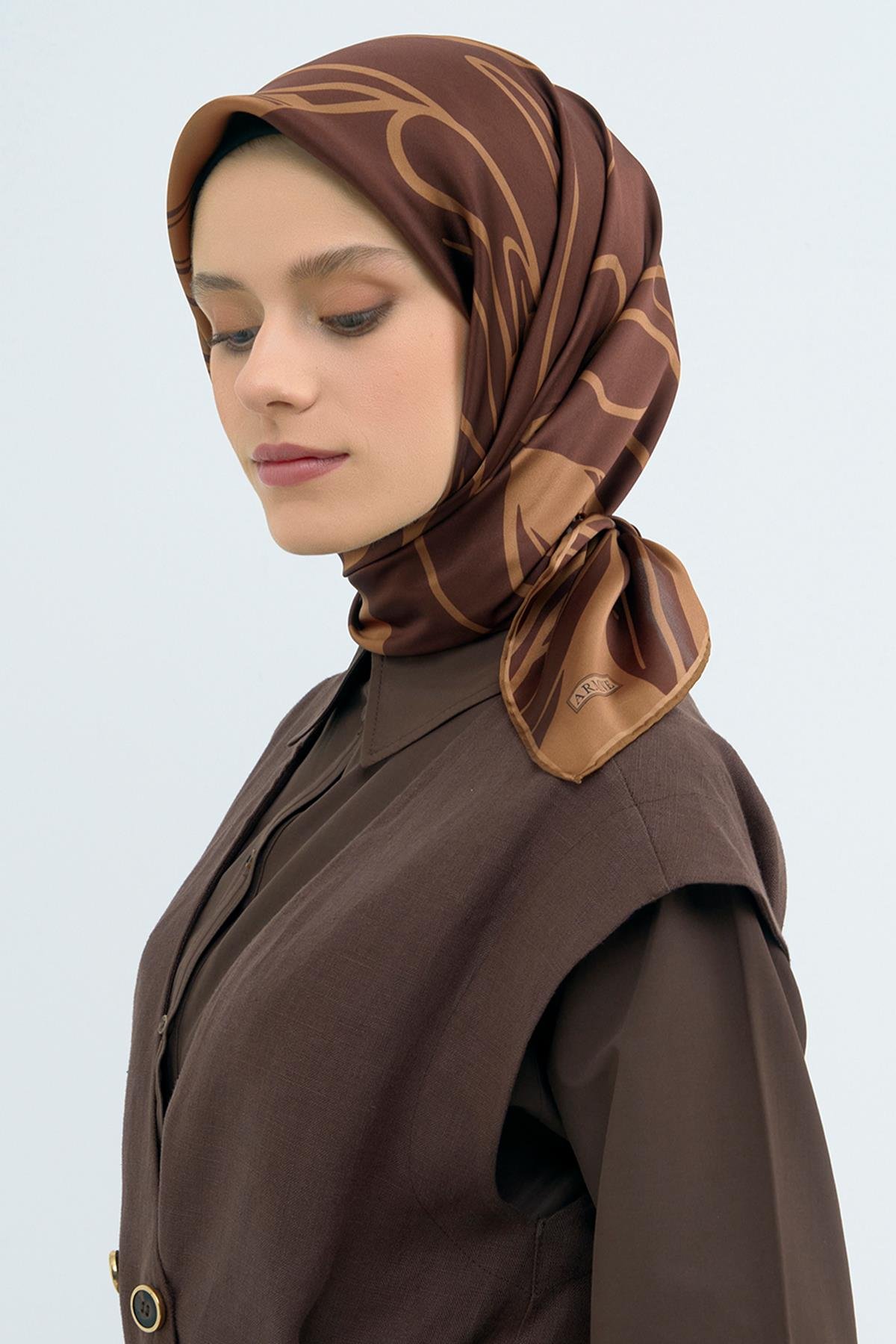 Armine İpek Eşarp 2026 İlkbahar-Yaz - 9553D-03 - Tivil