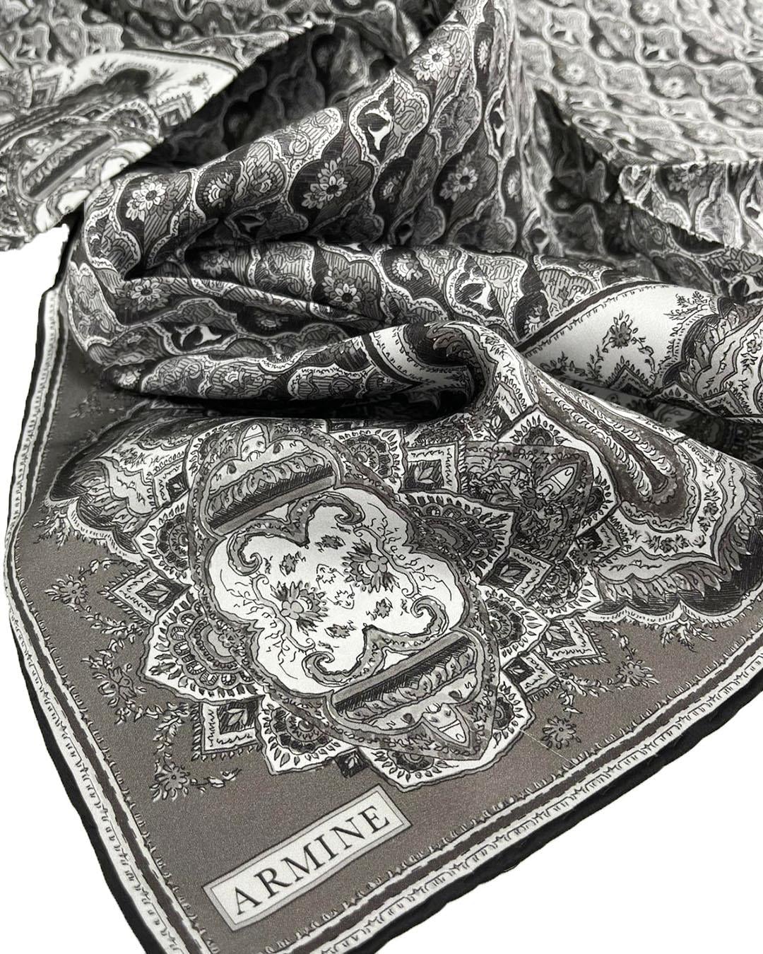 Armine İpek Eşarp 2026 İlkbahar-Yaz - 9518D-01 - Sultan Modeli - Sura