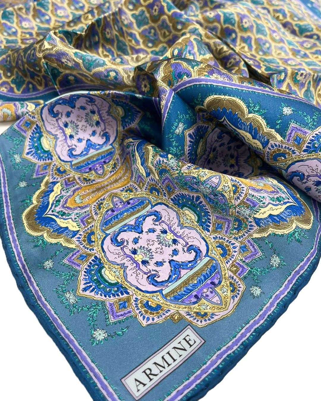 Armine İpek Eşarp 2026 İlkbahar-Yaz - 9518D-80 - Sultan Modeli - Tivil
