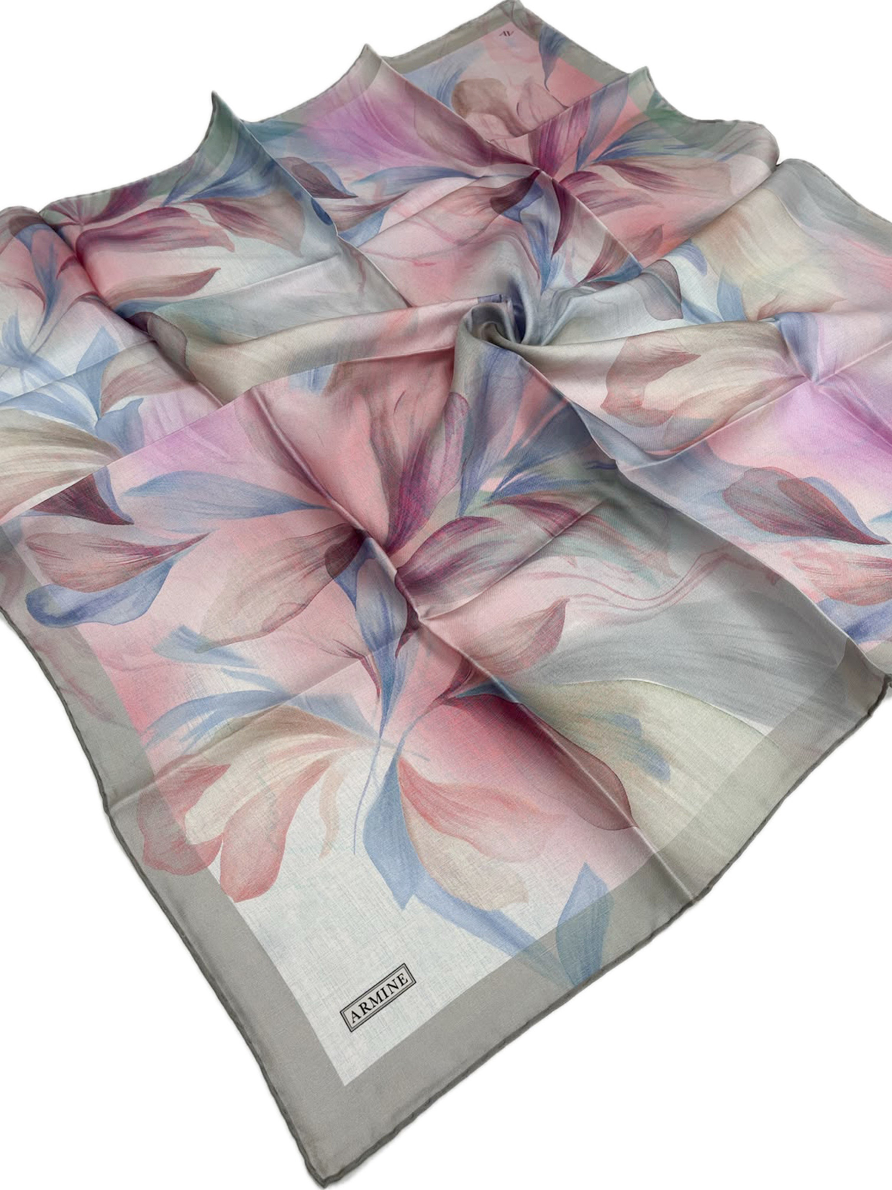 Armine Silk Scarf 2026 Spring-Summer - 9519D-86 - Satin