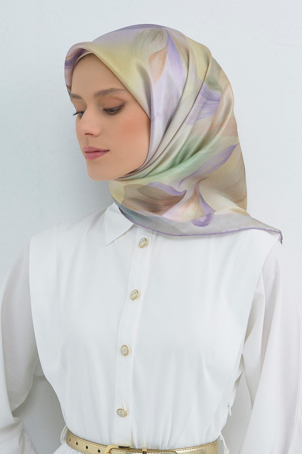 Armine İpek Eşarp 2026 İlkbahar-Yaz - 9519D-84 - Tivil