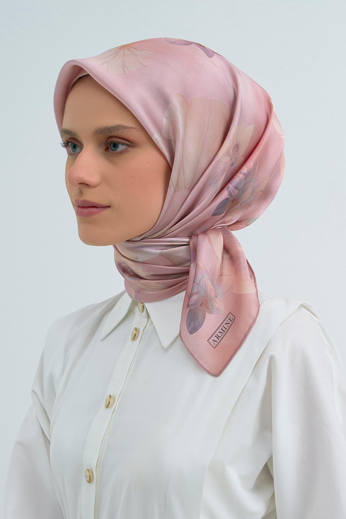 Armine İpek Eşarp 2026 İlkbahar-Yaz - 9505D-01 - Sura