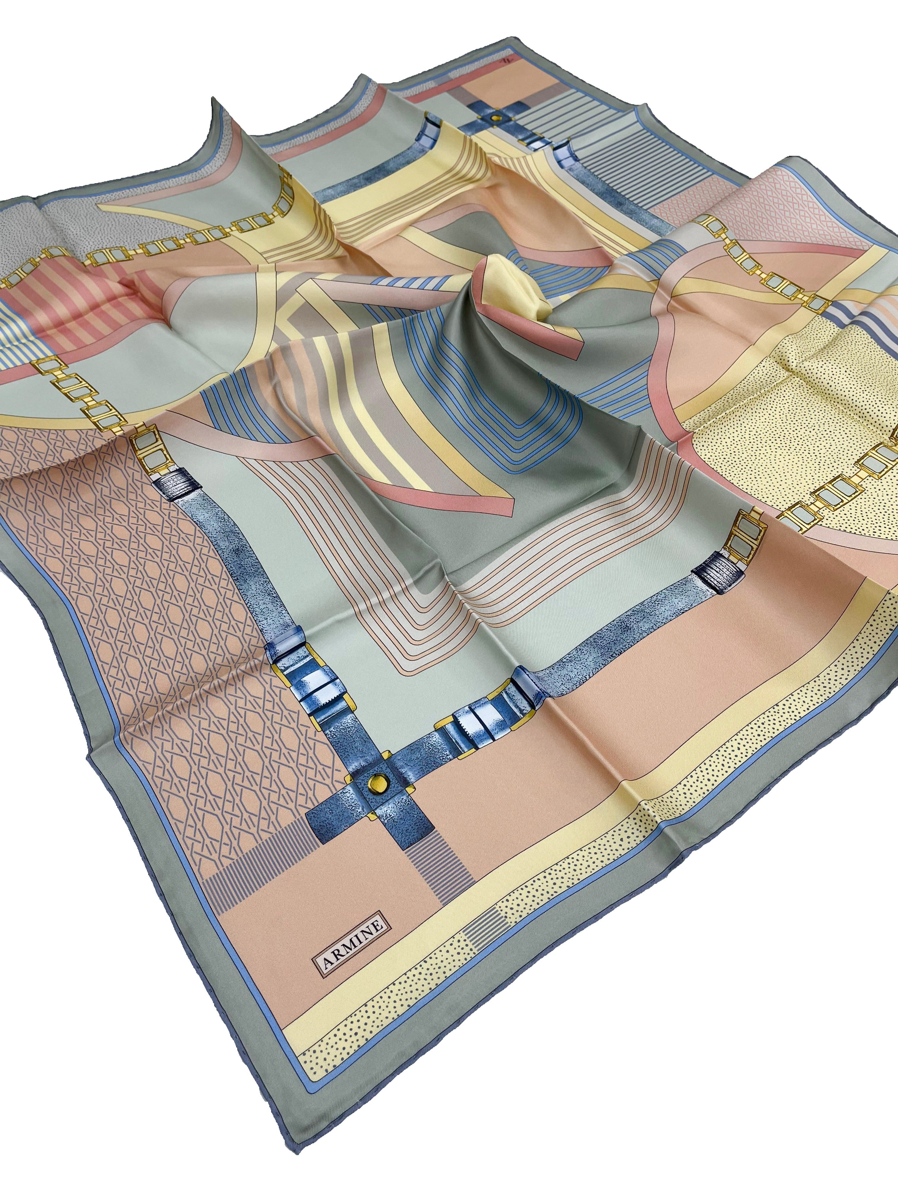 Armine Silk Scarf 2026 Spring-Summer - 9521D-82 - Twill