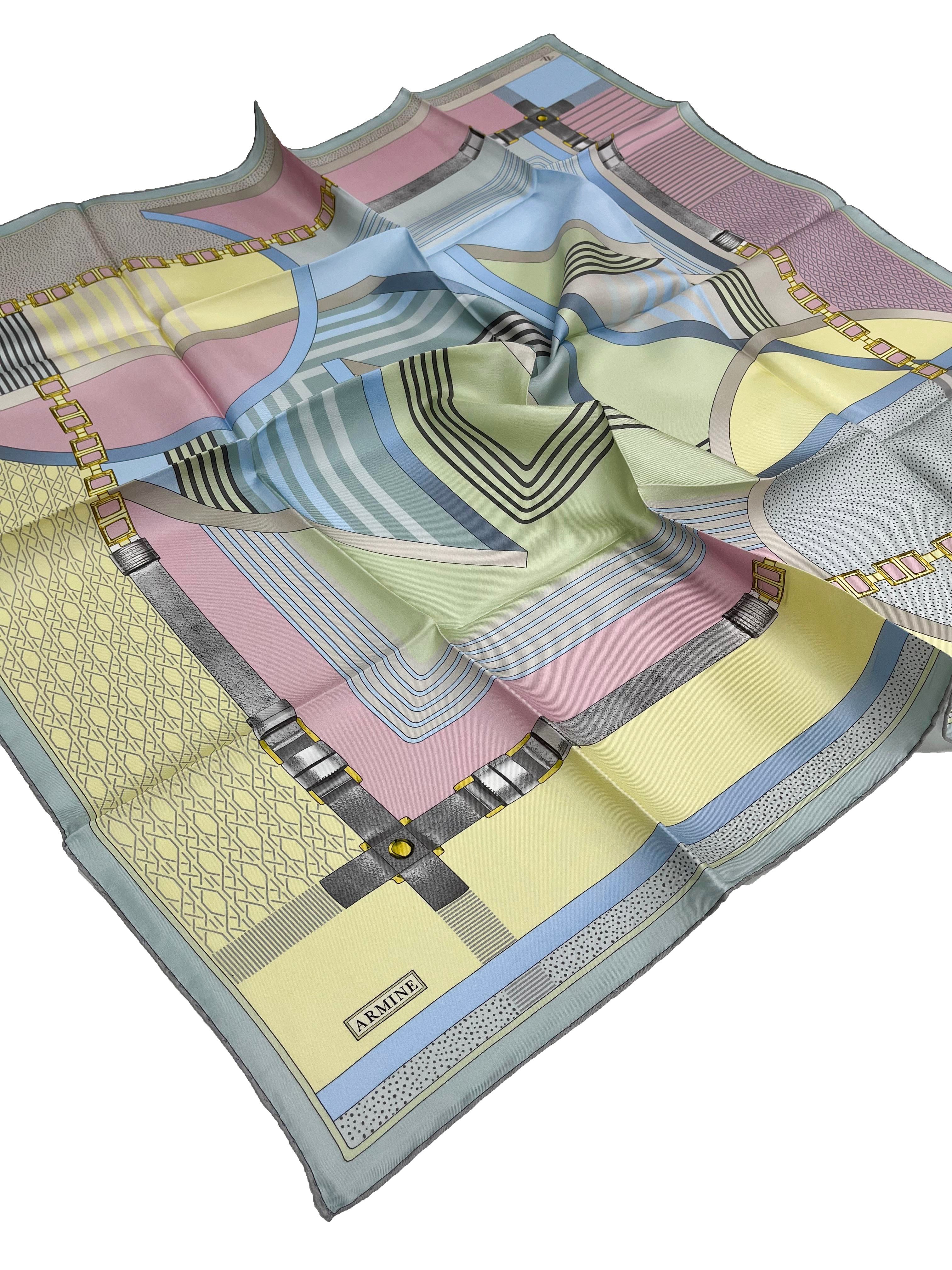 Armine Silk Scarf 2026 Spring-Summer - 9521D-83 - Twill