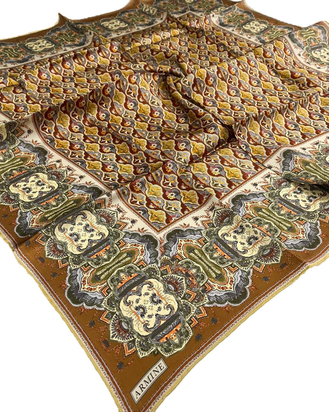 Armine İpek Eşarp 2026 İlkbahar-Yaz - 9518D-52 - Sultan Modeli - Sura
