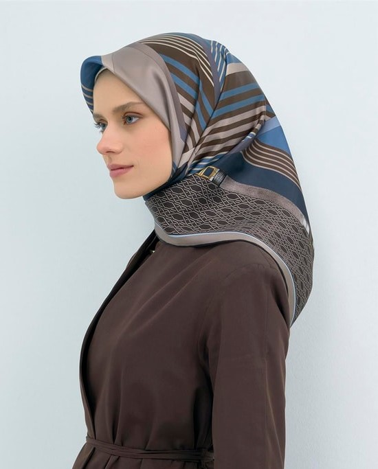 Armine İpek Eşarp 2026 İlkbahar-Yaz - 9521D-33 - Tivil