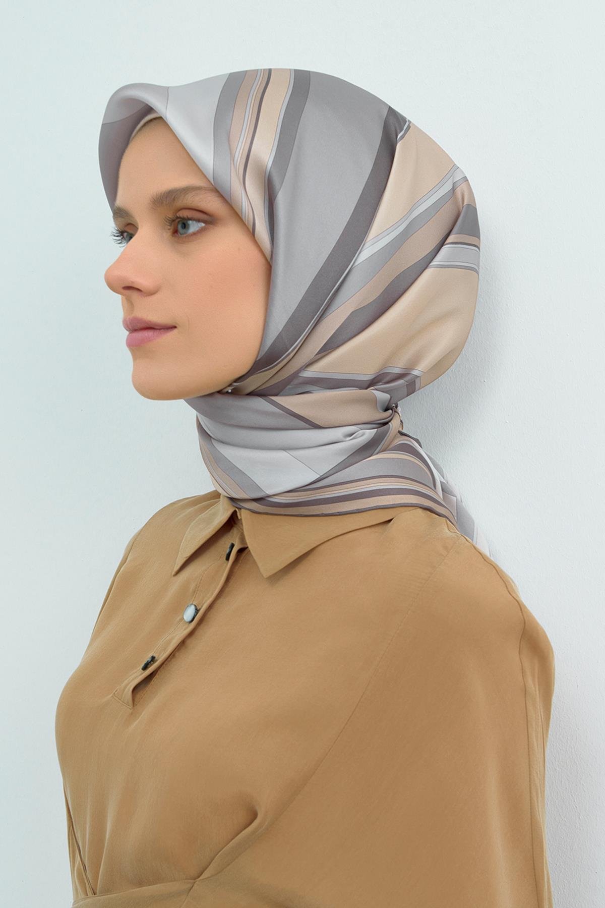 Armine İpek Eşarp 2026 İlkbahar-Yaz - 9514D-02 - Tivil