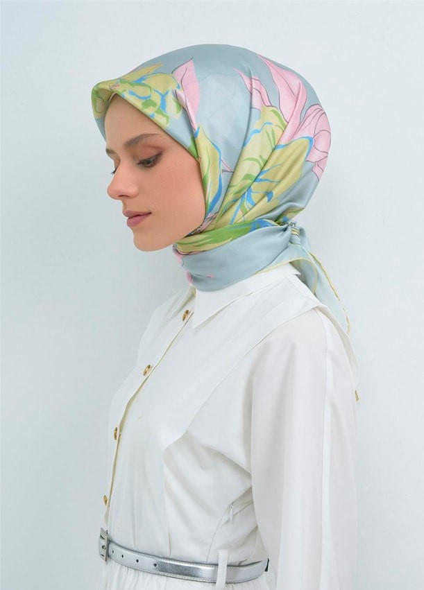 Armine İpek Eşarp 2026 İlkbahar-Yaz - 9509D-80 - Tivil