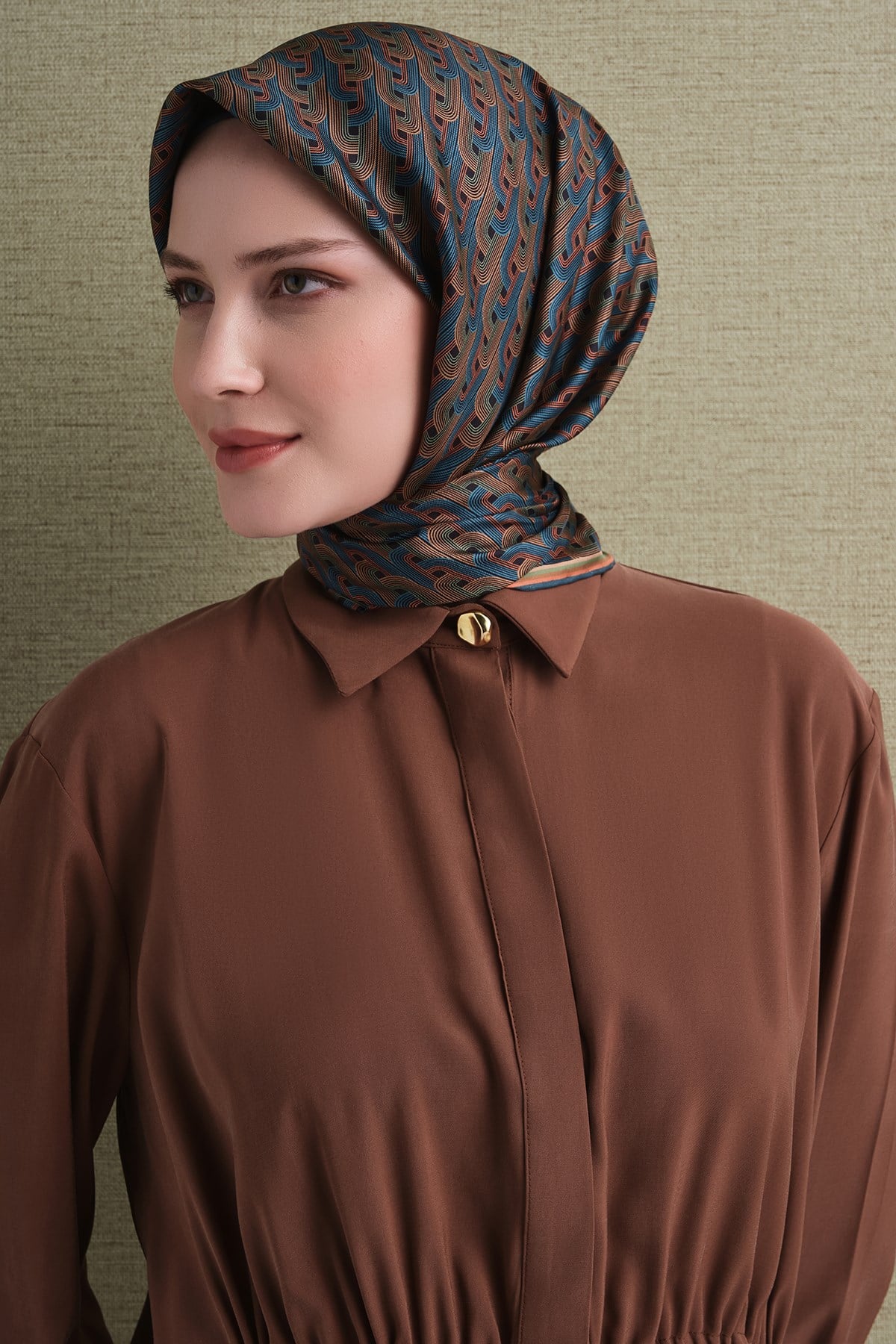 Armine İpek Eşarp 2026/2027 Sonbahar Kış - 9604DT-84 - Tivil