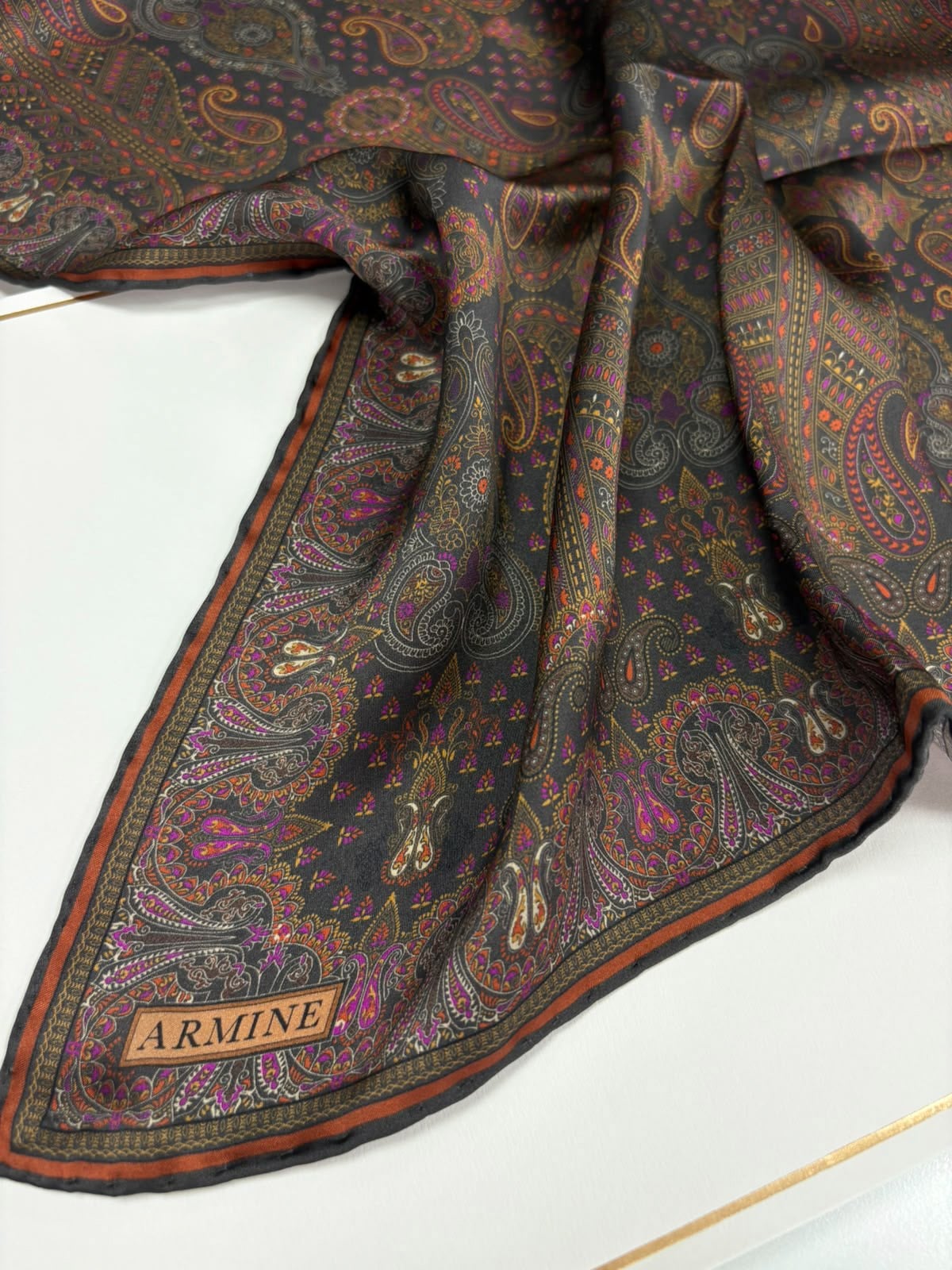 Armine İpek Eşarp 2026/2027 Sonbahar Kış - 9631D-03 - Sura