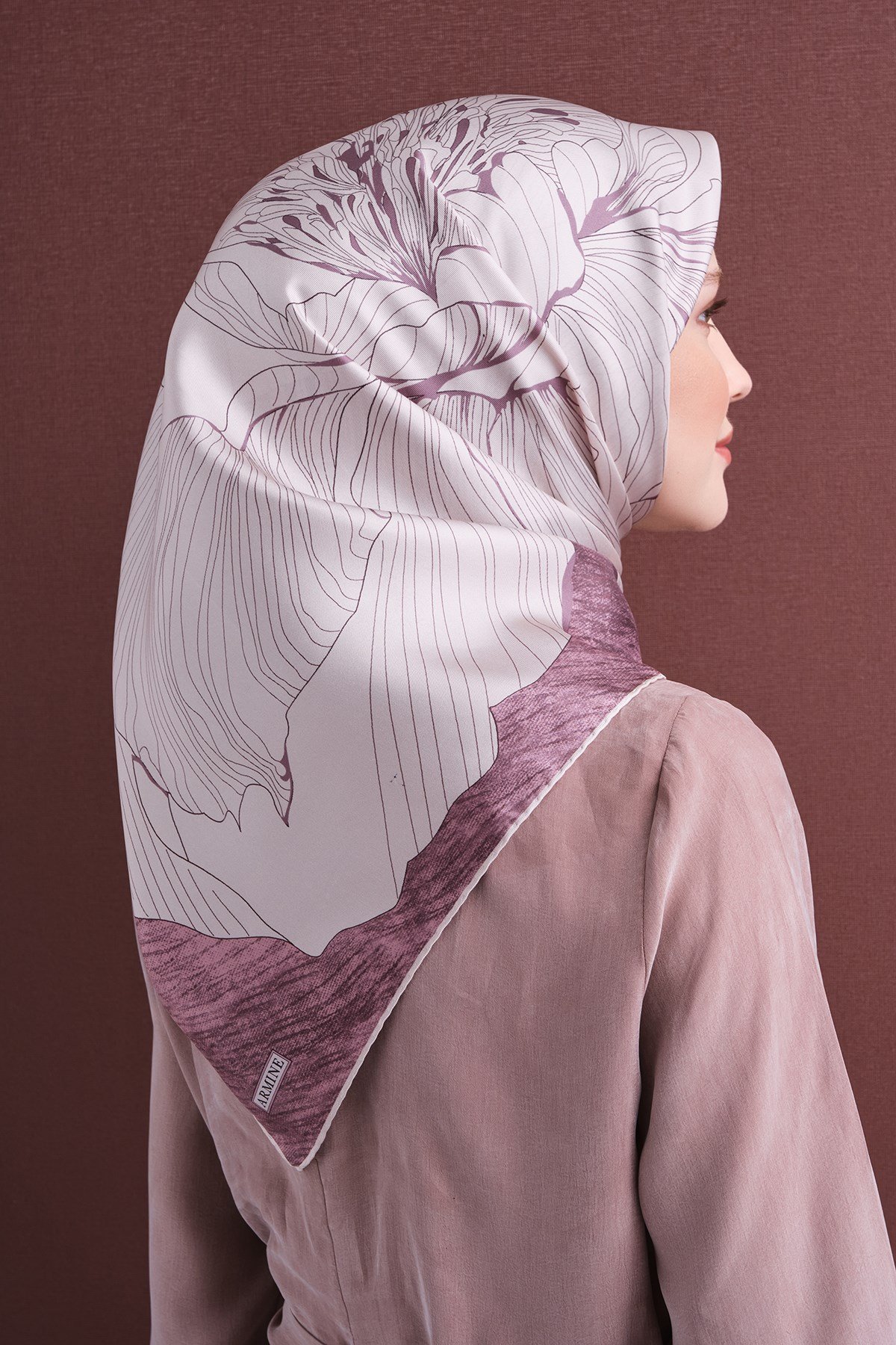 Armine İpek Eşarp 2026/2027 Sonbahar Kış - 9639DT-33 - Tivil
