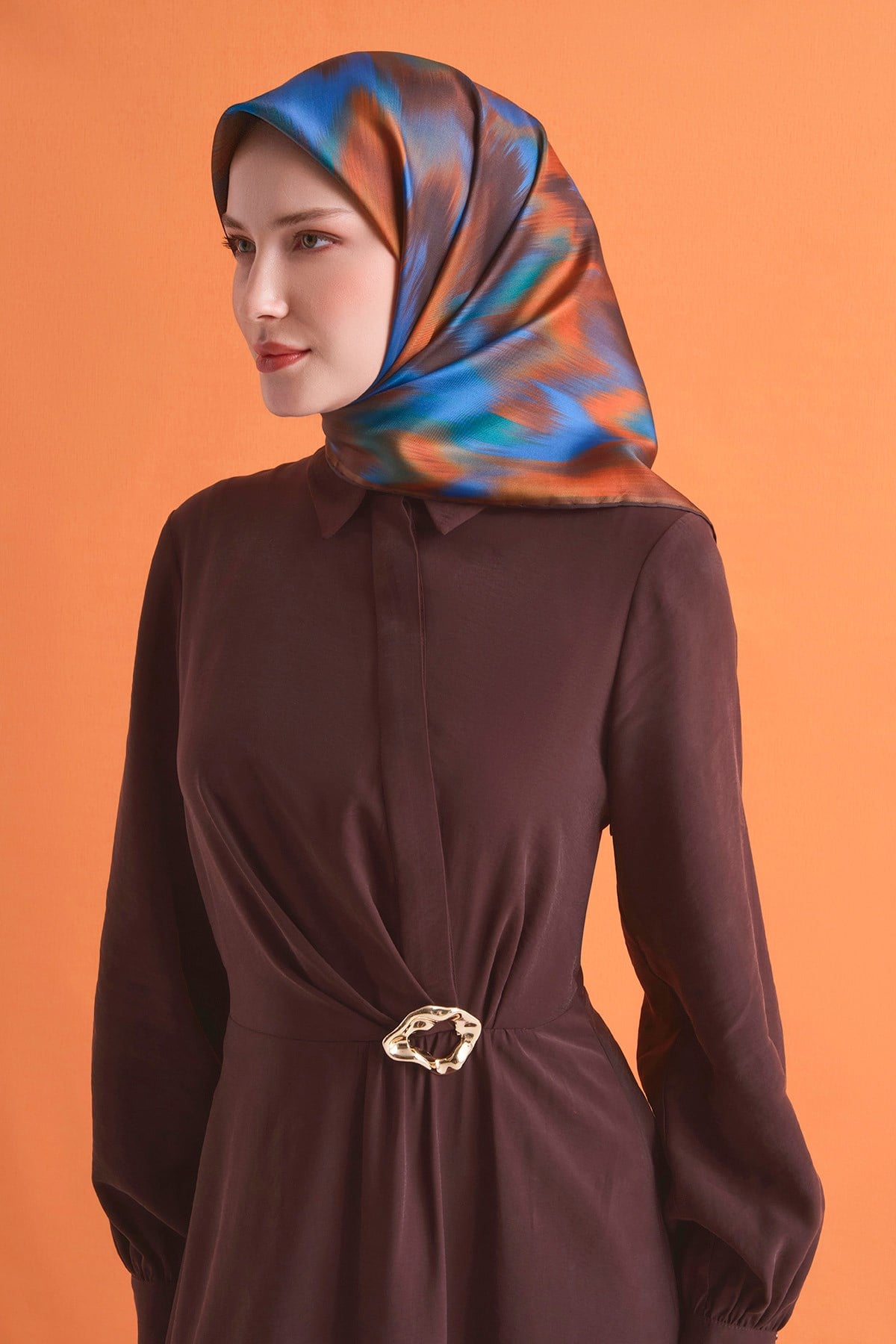 Armine İpek Eşarp 2026/2027 Sonbahar Kış - 9605DT-56 - Tivil