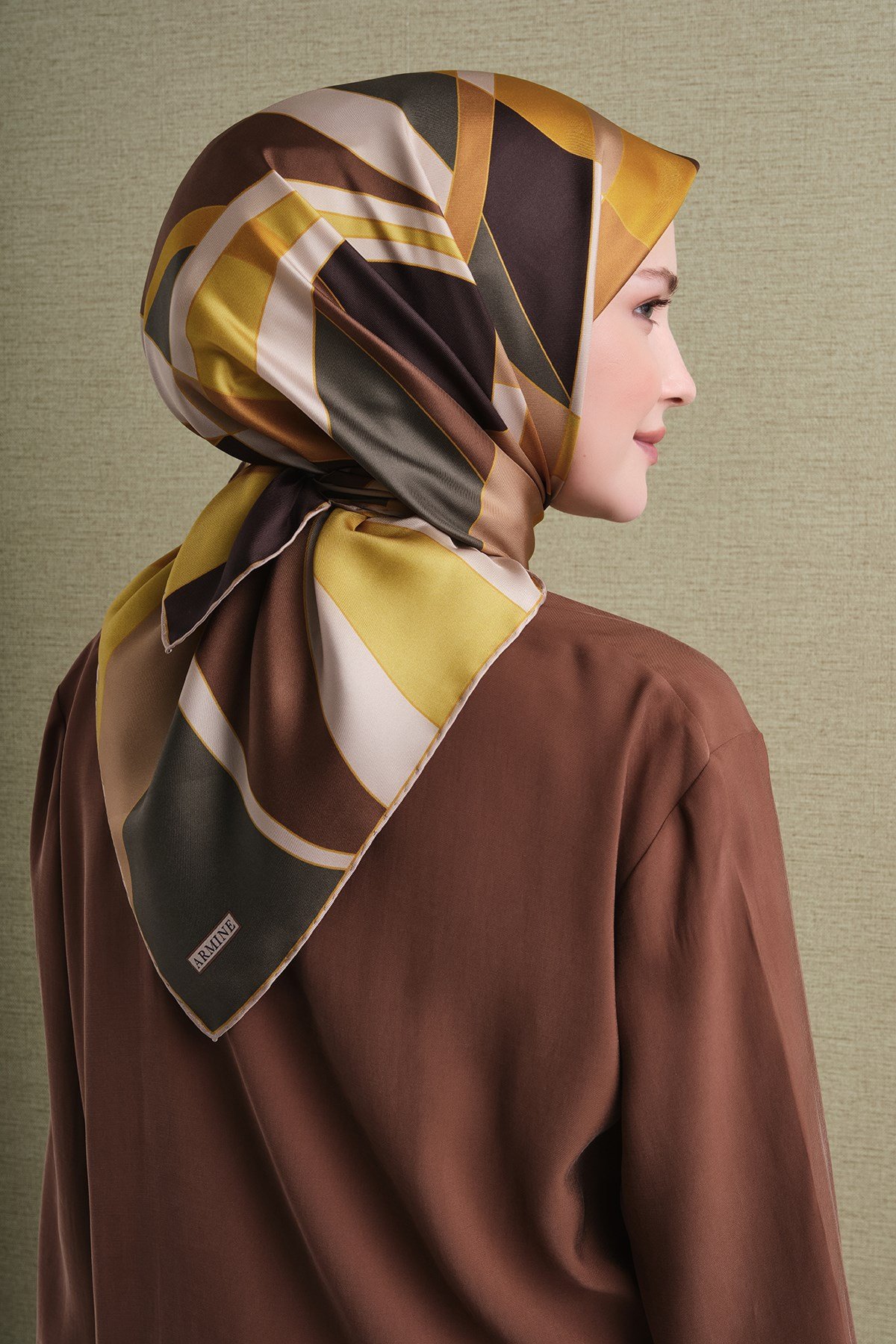 Armine İpek Eşarp 2026/2027 Sonbahar Kış - 9633DT-35 - Tivil