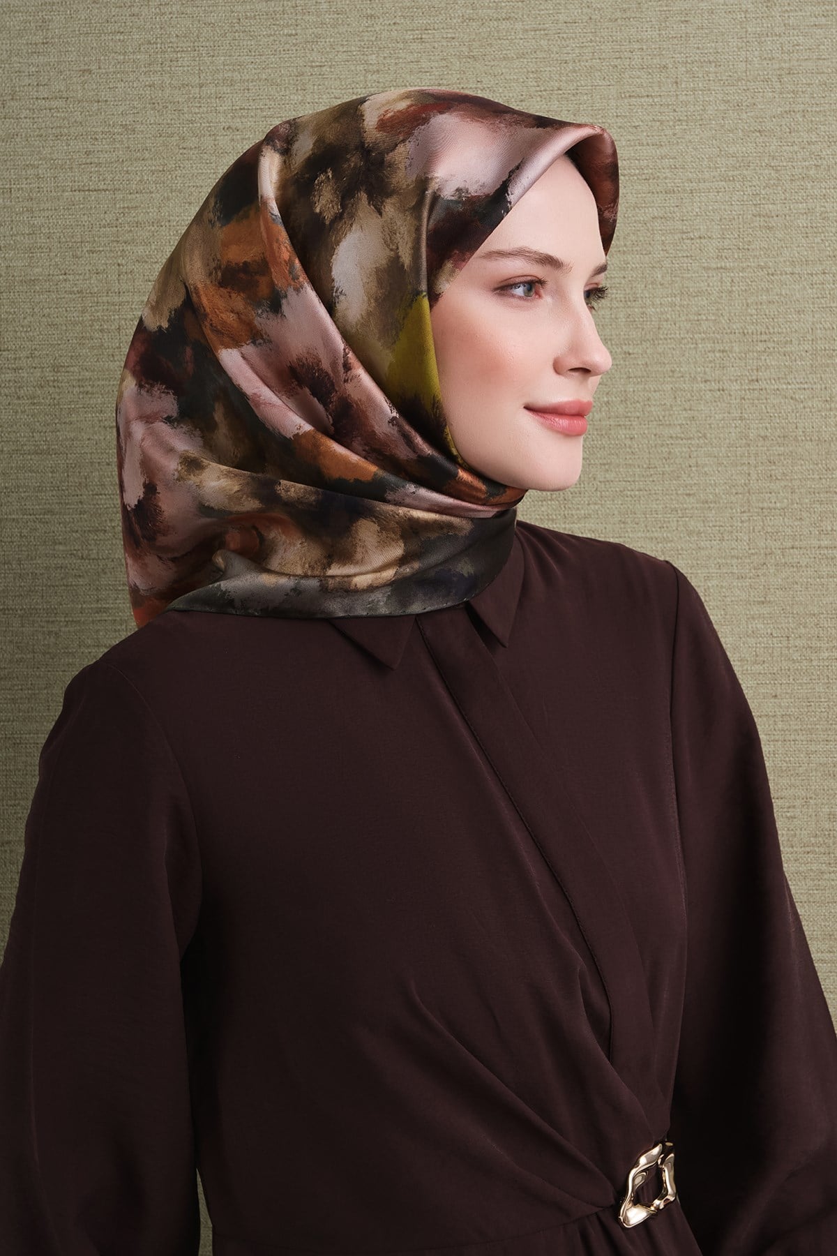 Armine İpek Eşarp 2026/2027 Sonbahar Kış - 9613DT-05 - Tivil