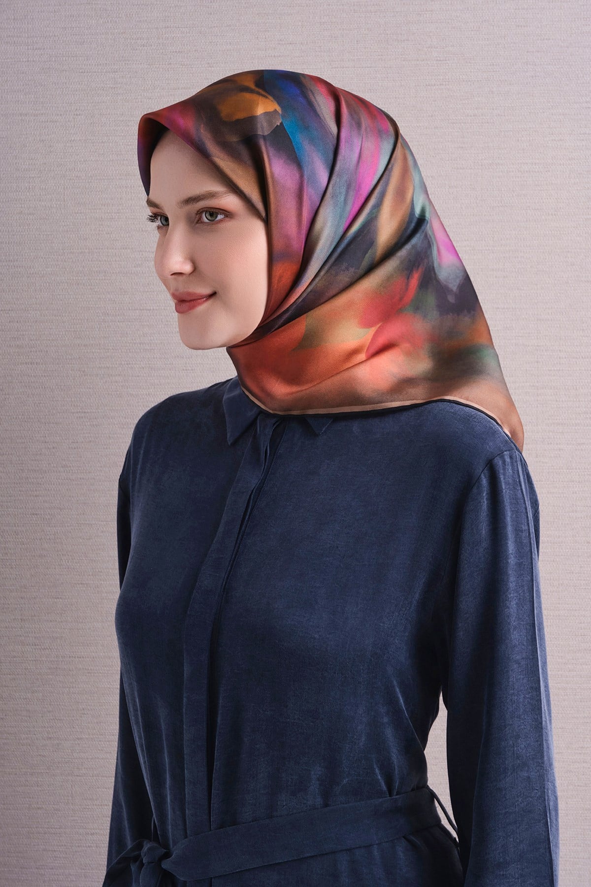 Armine İpek Eşarp 2026/2027 Sonbahar Kış - 9603DT-01 - Tivil