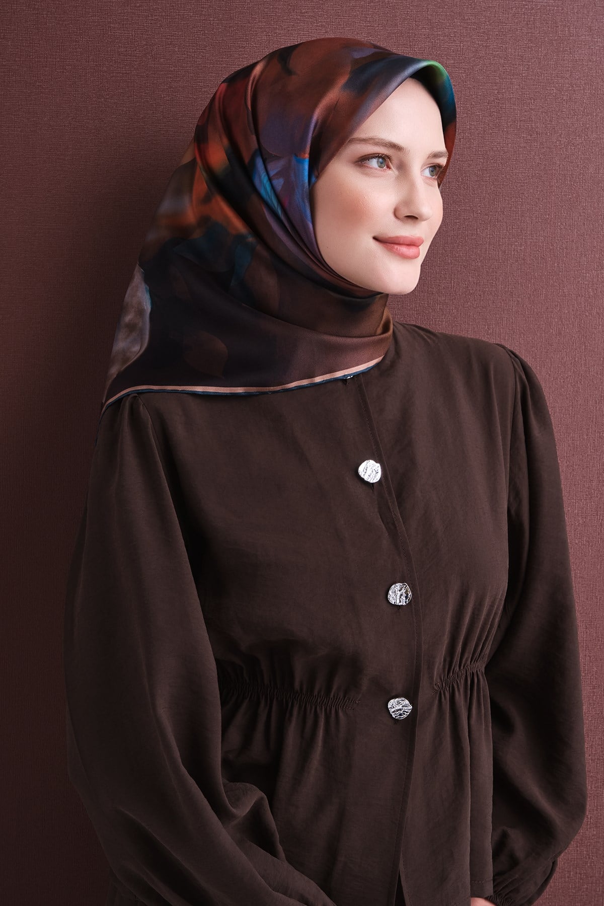 Armine İpek Eşarp 2026/2027 Sonbahar Kış - 9603DT-35 - Tivil