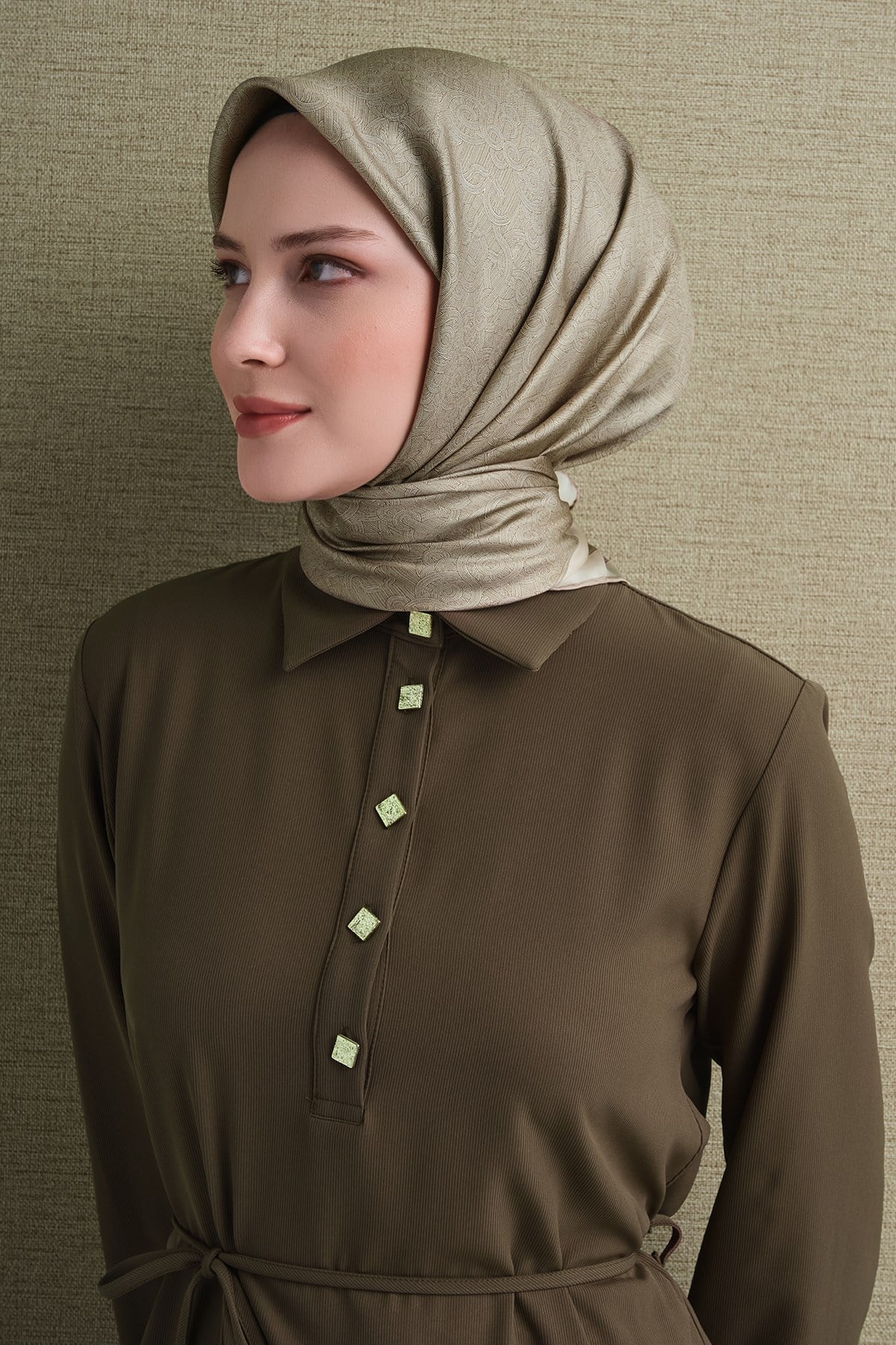 Armine İpek Eşarp 2026/2027 Sonbahar Kış - 9601DT-09 - Tivil