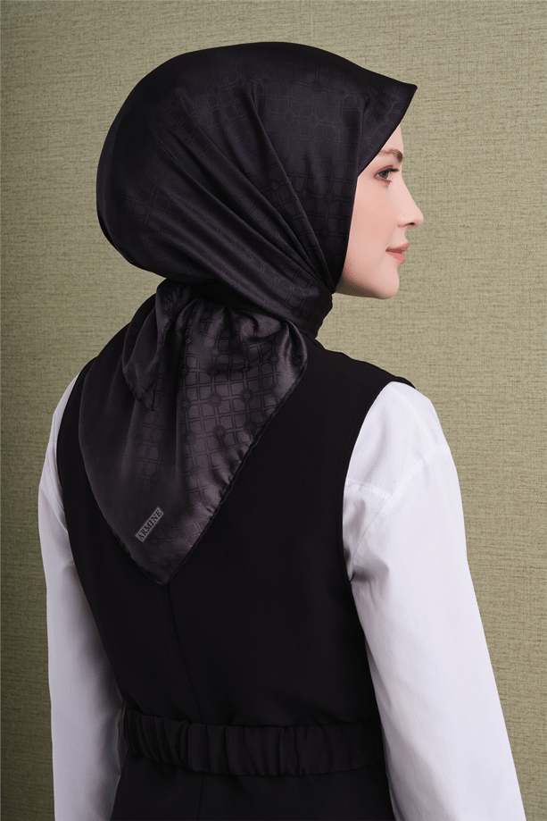 Armine İpek Eşarp 2026/2027 Sonbahar Kış - 9647D-50 - Jakarlı