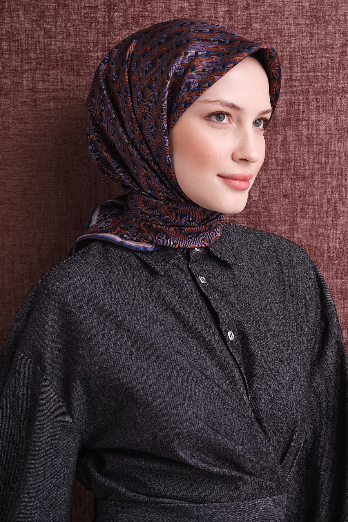Armine İpek Eşarp 2026/2027 Sonbahar Kış - 9604DT-31 - Tivil