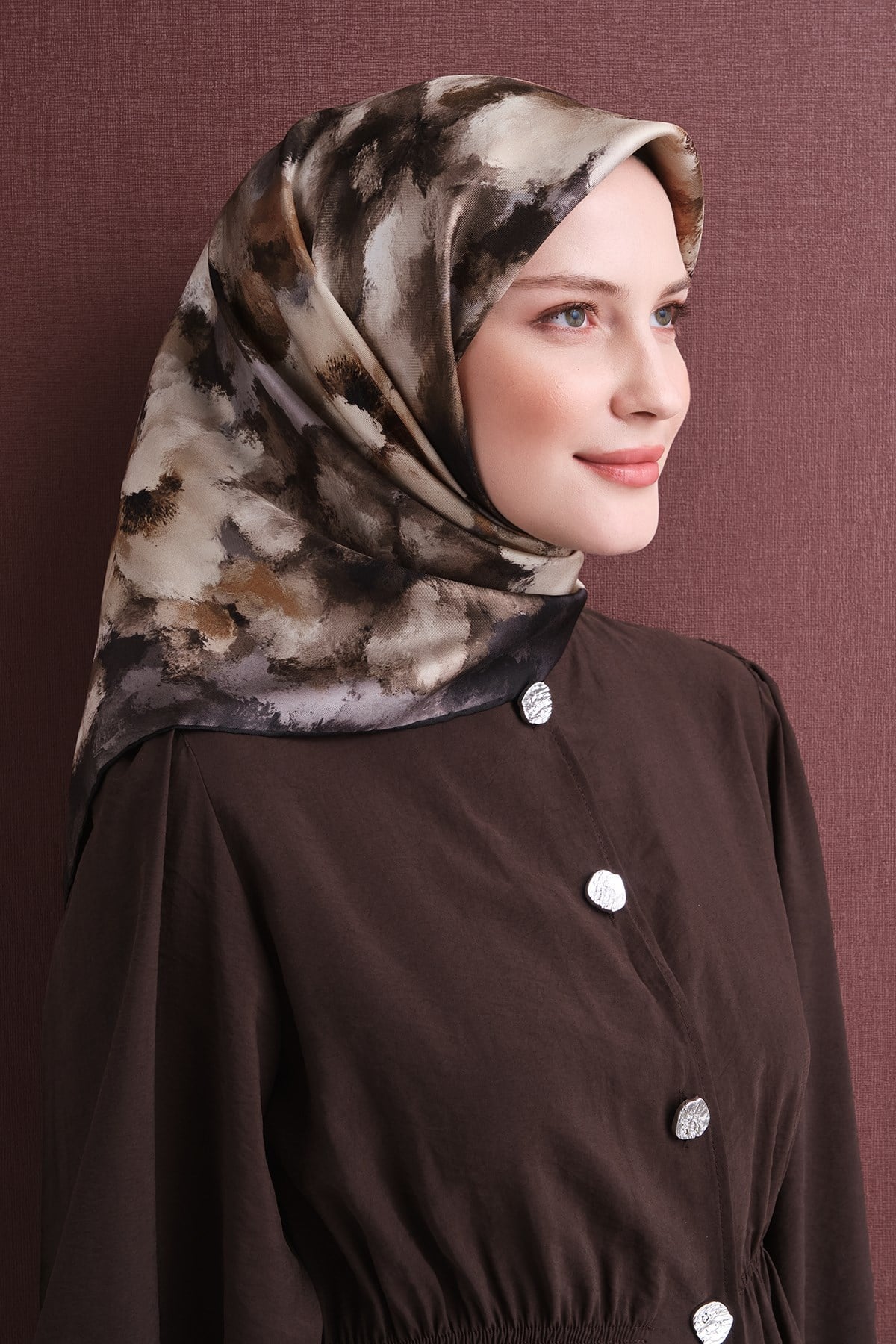 Armine İpek Eşarp 2026/2027 Sonbahar Kış - 9613DT-84 - Tivil