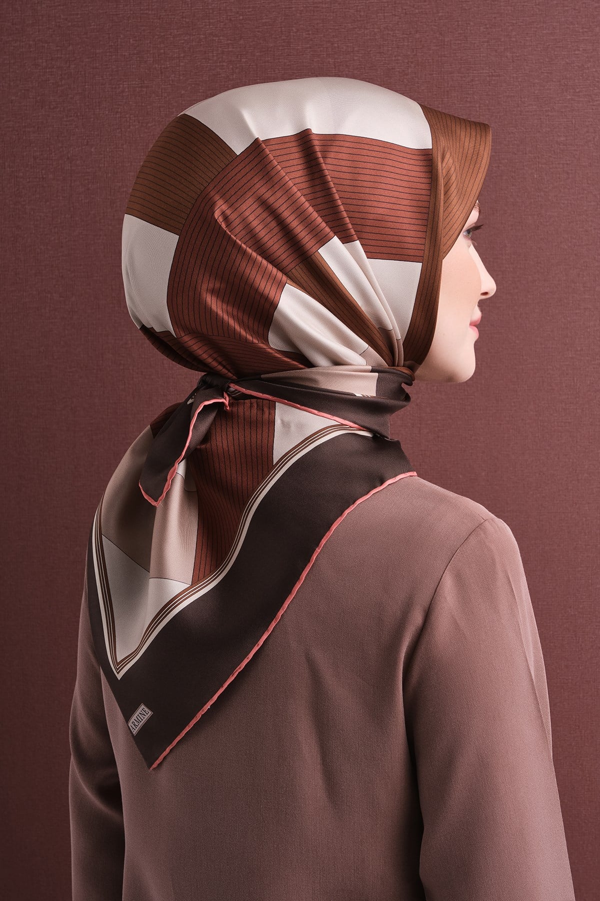 Armine İpek Eşarp 2026/2027 Sonbahar Kış - 9610DT-83 - Tivil