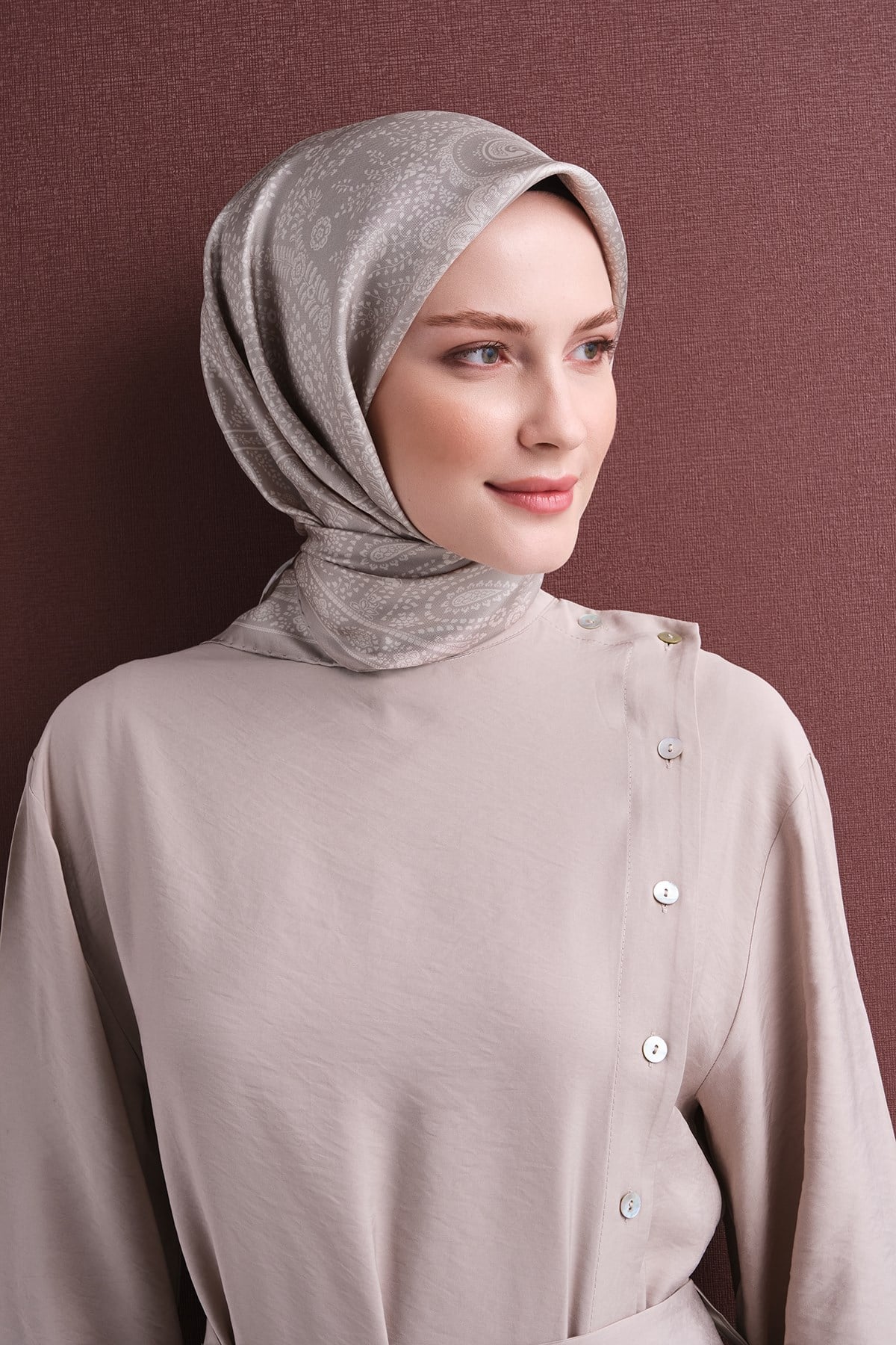 Armine İpek Eşarp 2026/2027 Sonbahar Kış - 9640DS-02 - Sura