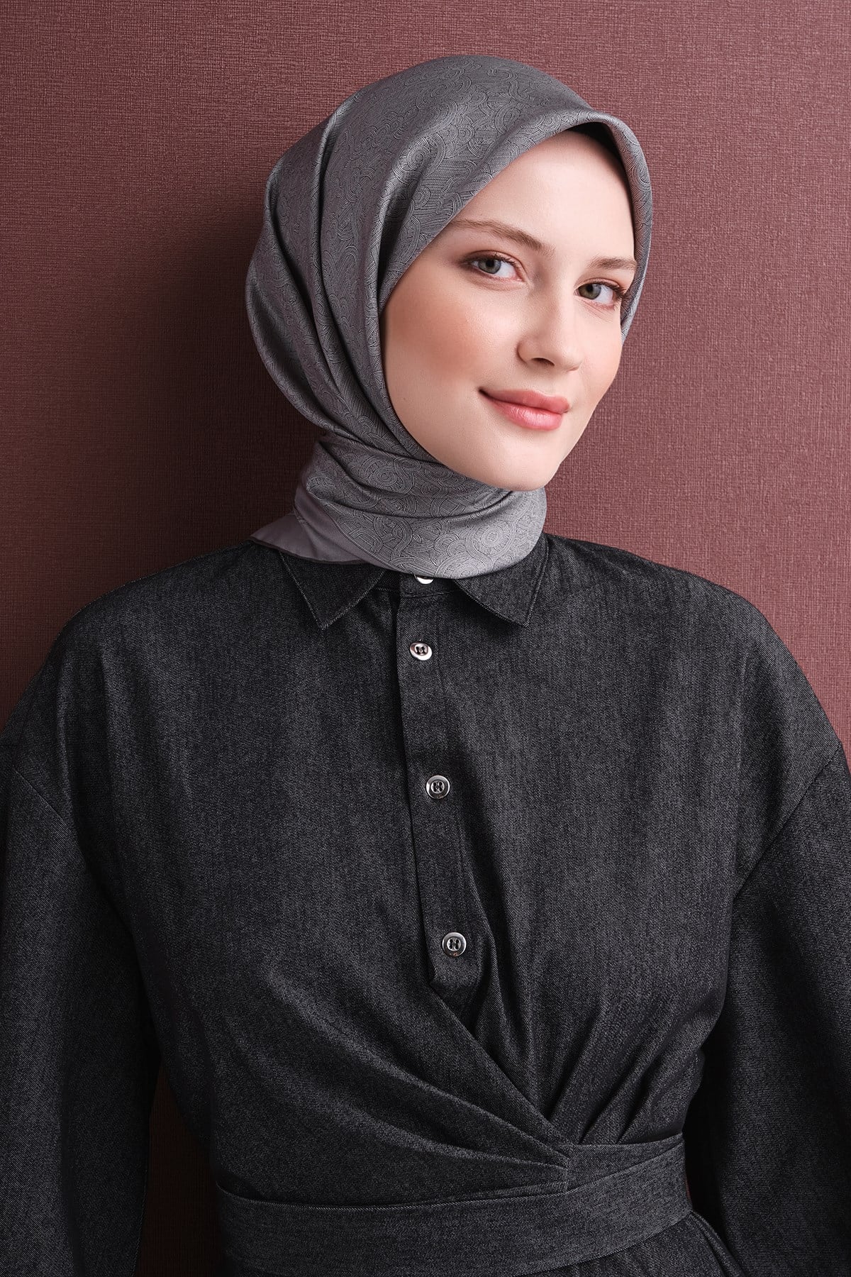 Armine İpek Eşarp 2026/2027 Sonbahar Kış - 9601DT-51 - Tivil