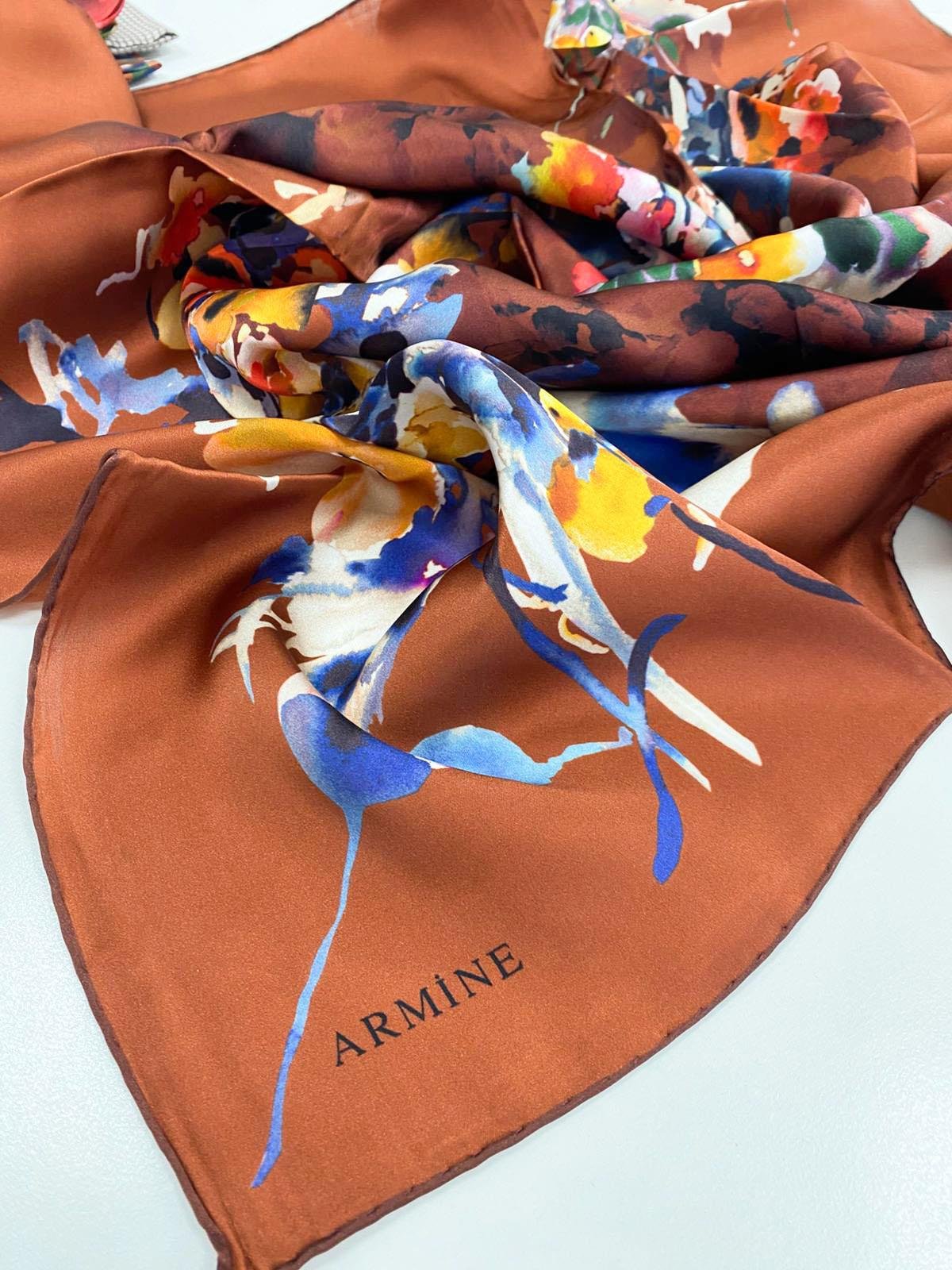 Armine Silk Scarf 2020 Spring-Summer - 8321D 01 - Twill