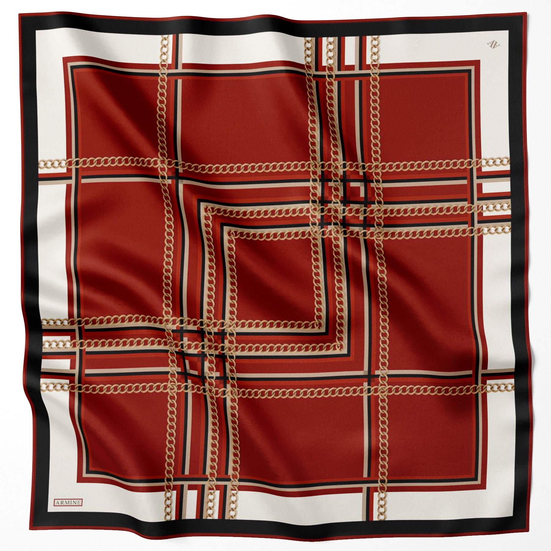 Armine Silk Scarf 2022/2023 Fall Winter - 8845D-01 - Twill