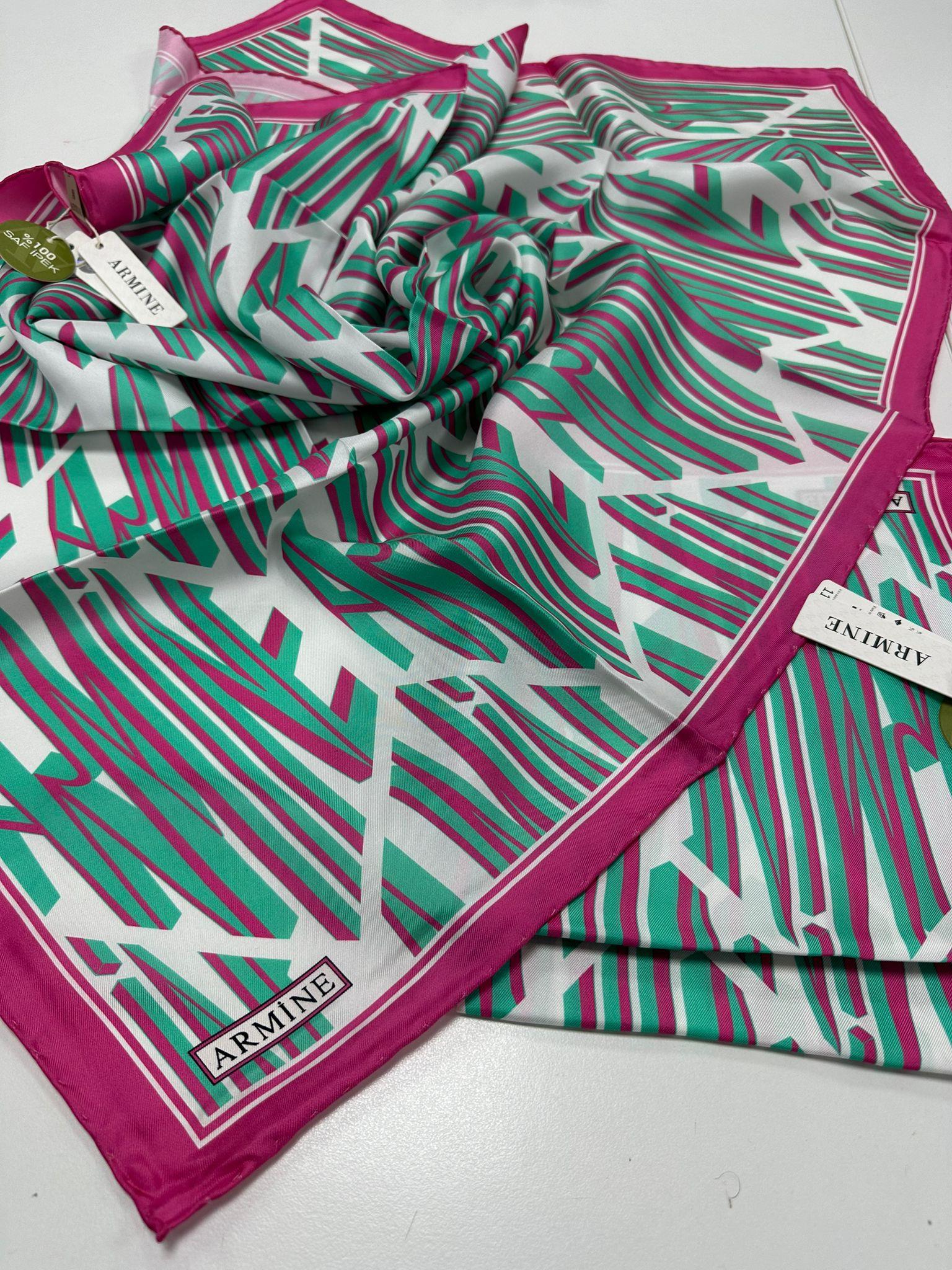 Armine Silk Scarf - 8911D-35 - Twill